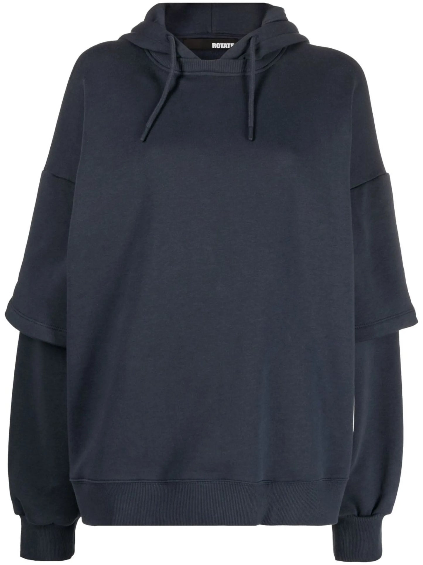 double-sleeve organic cotton hoodie