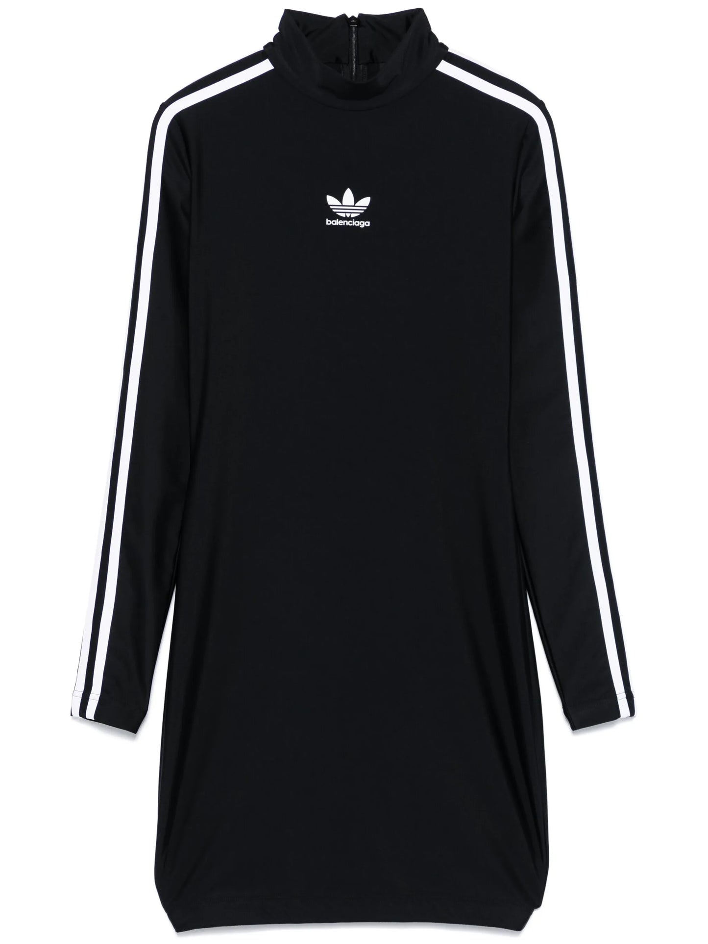 x adidas trefoil-print mini dress
