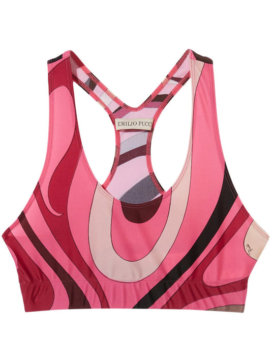 abstract-print sports top