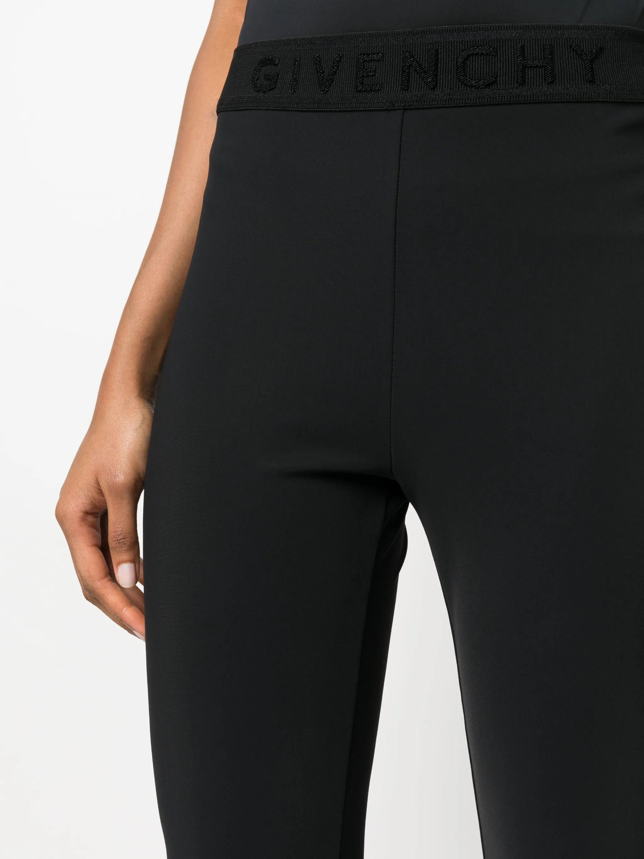 logo waistband leggings