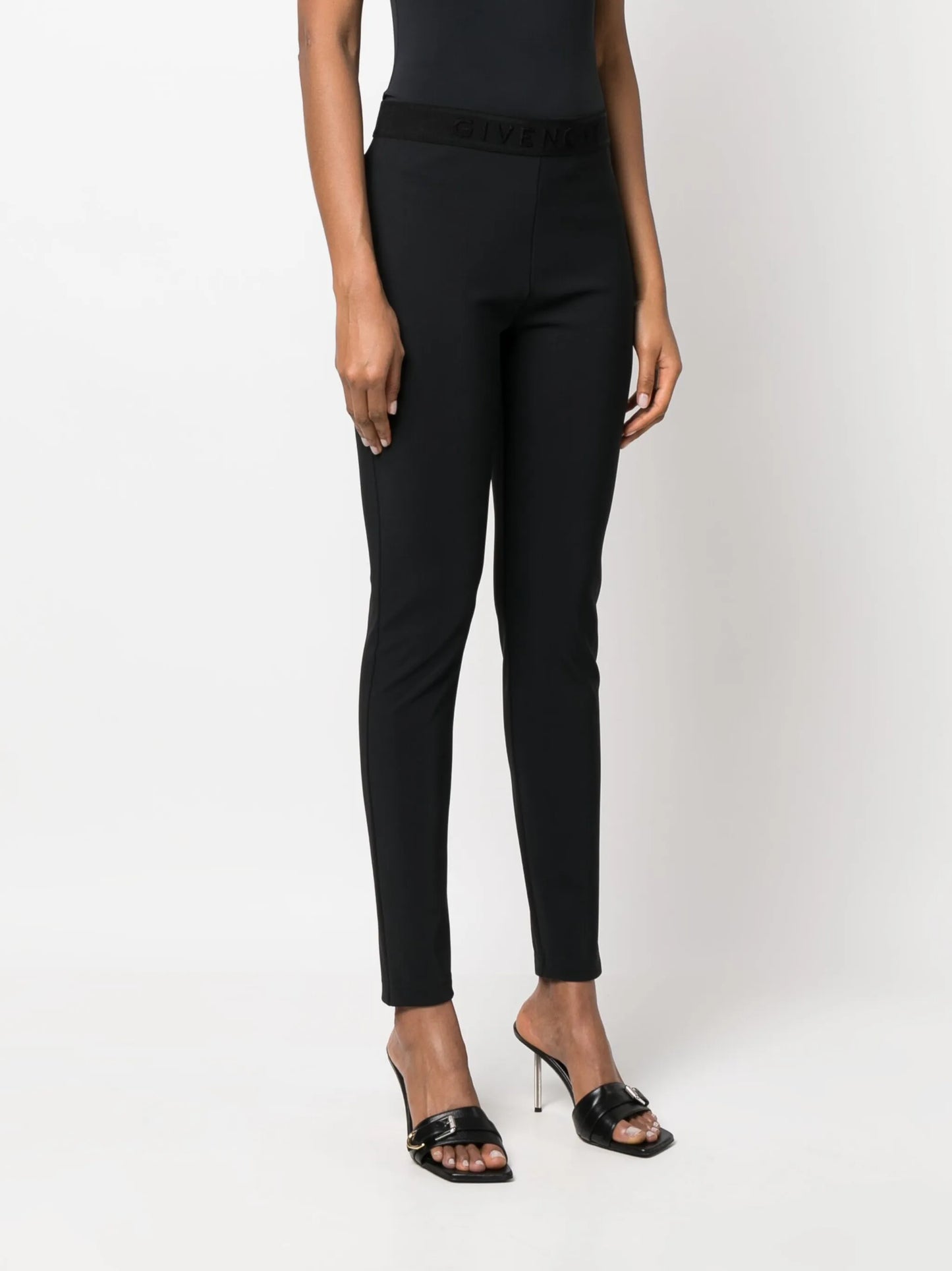 logo waistband leggings