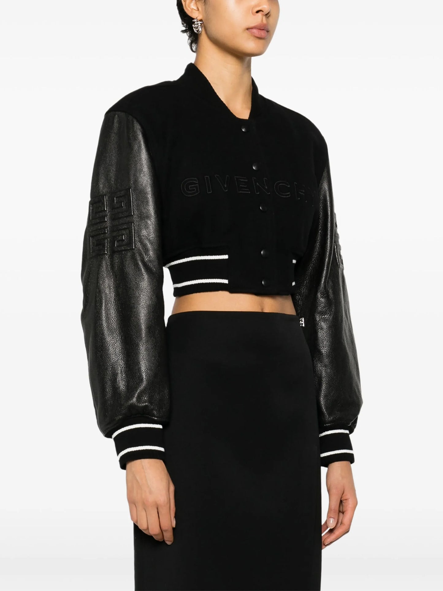 cropped bomber jacket