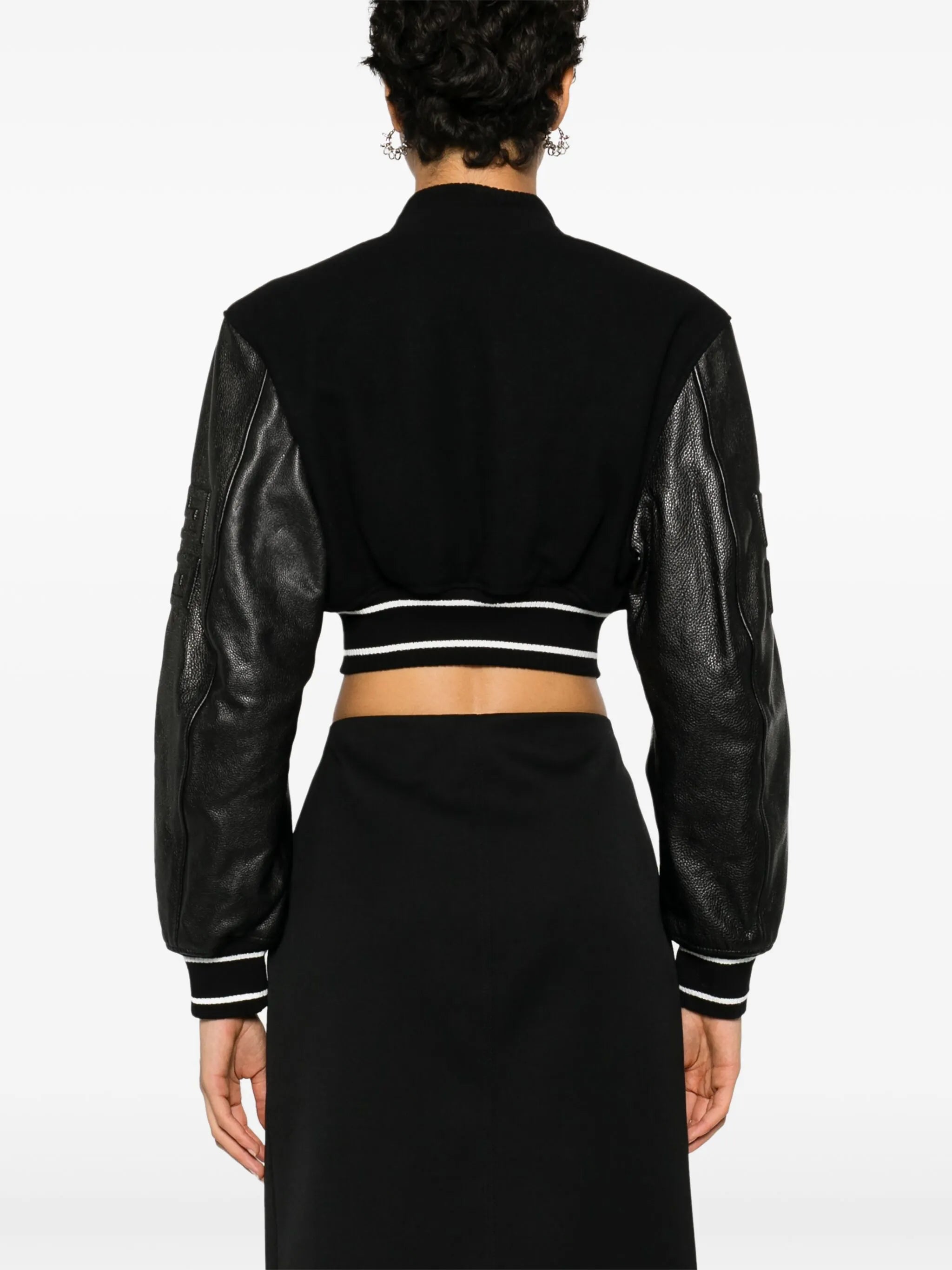 cropped bomber jacket