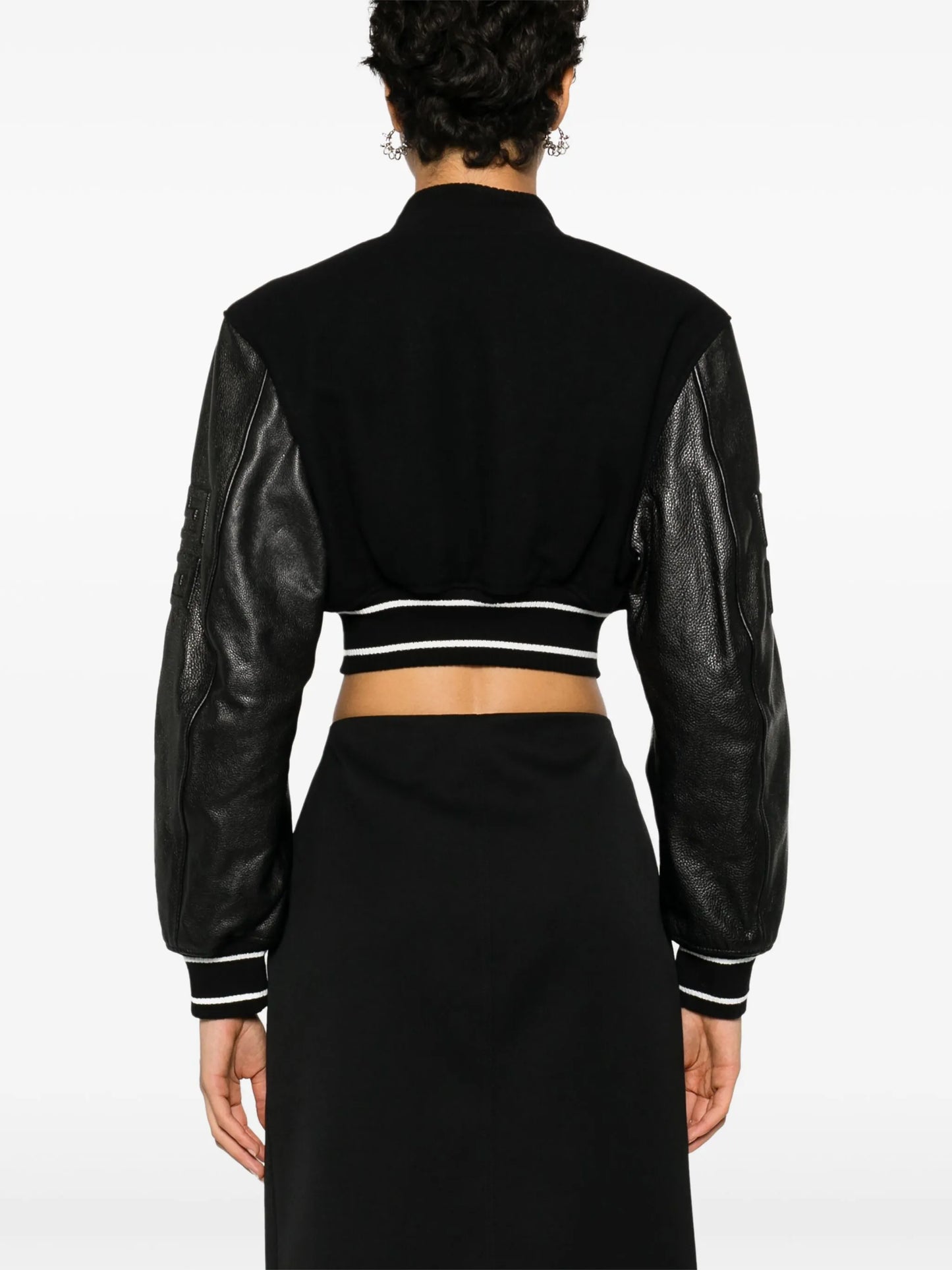 cropped bomber jacket