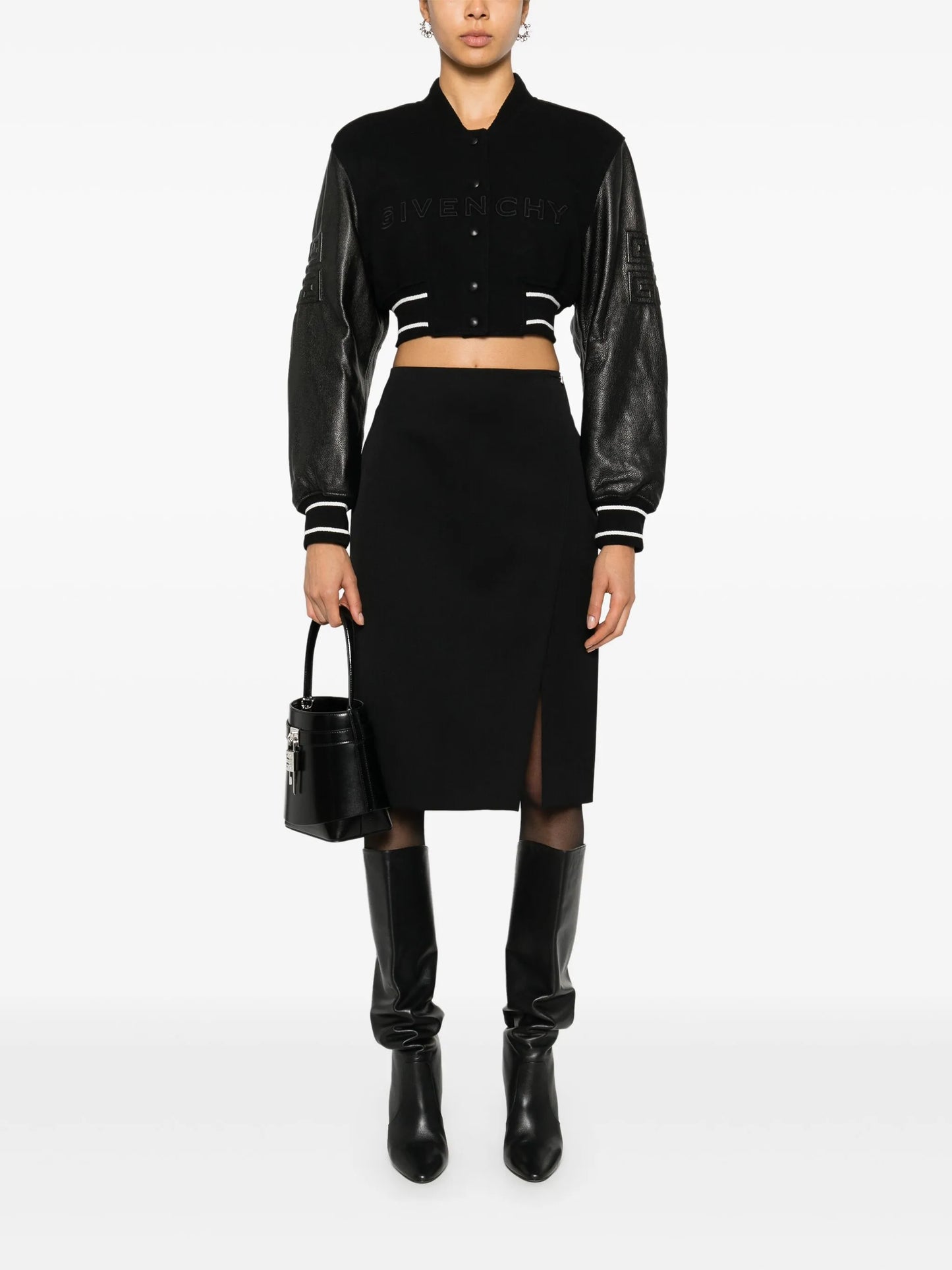 cropped bomber jacket