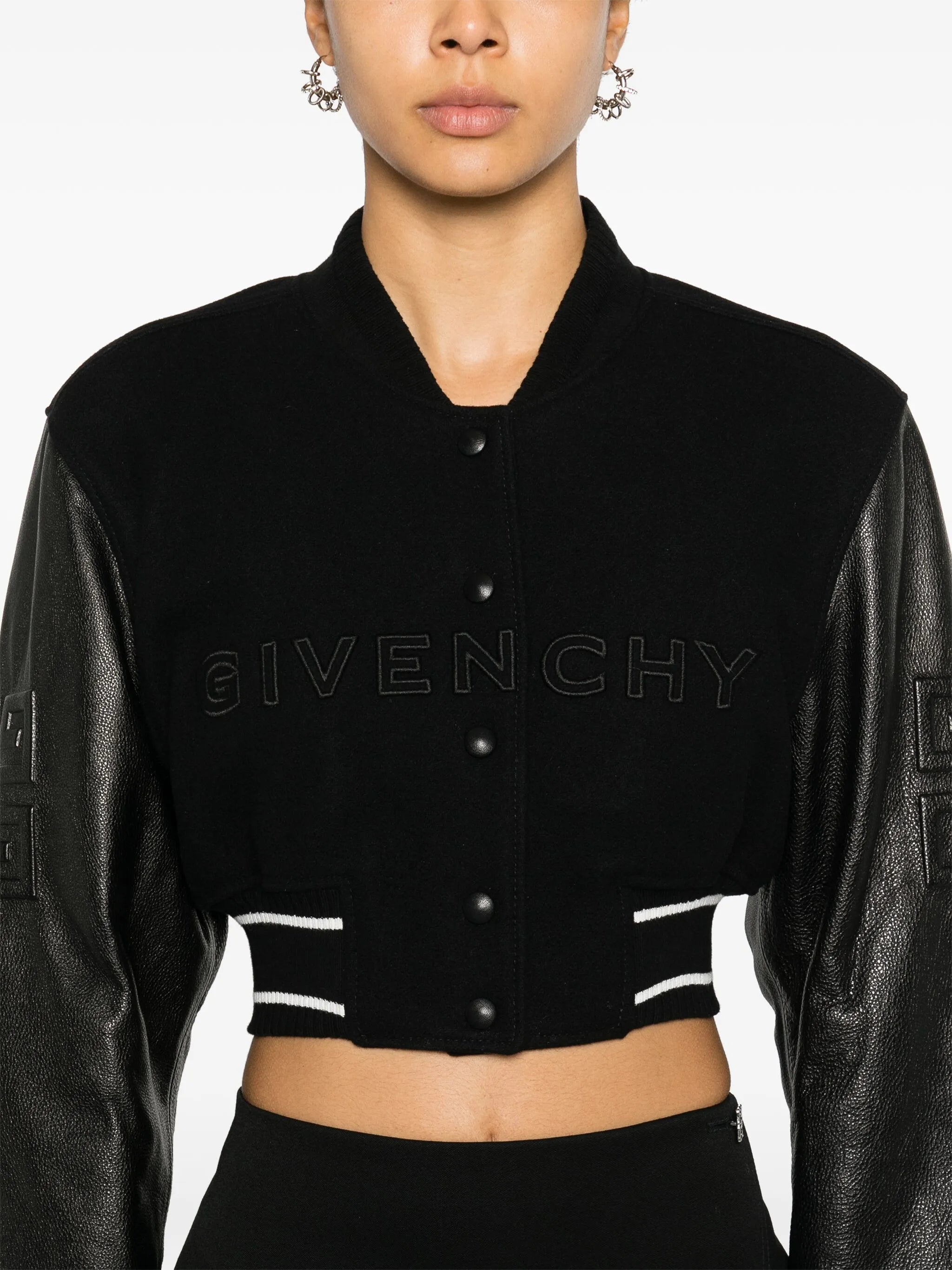 cropped bomber jacket