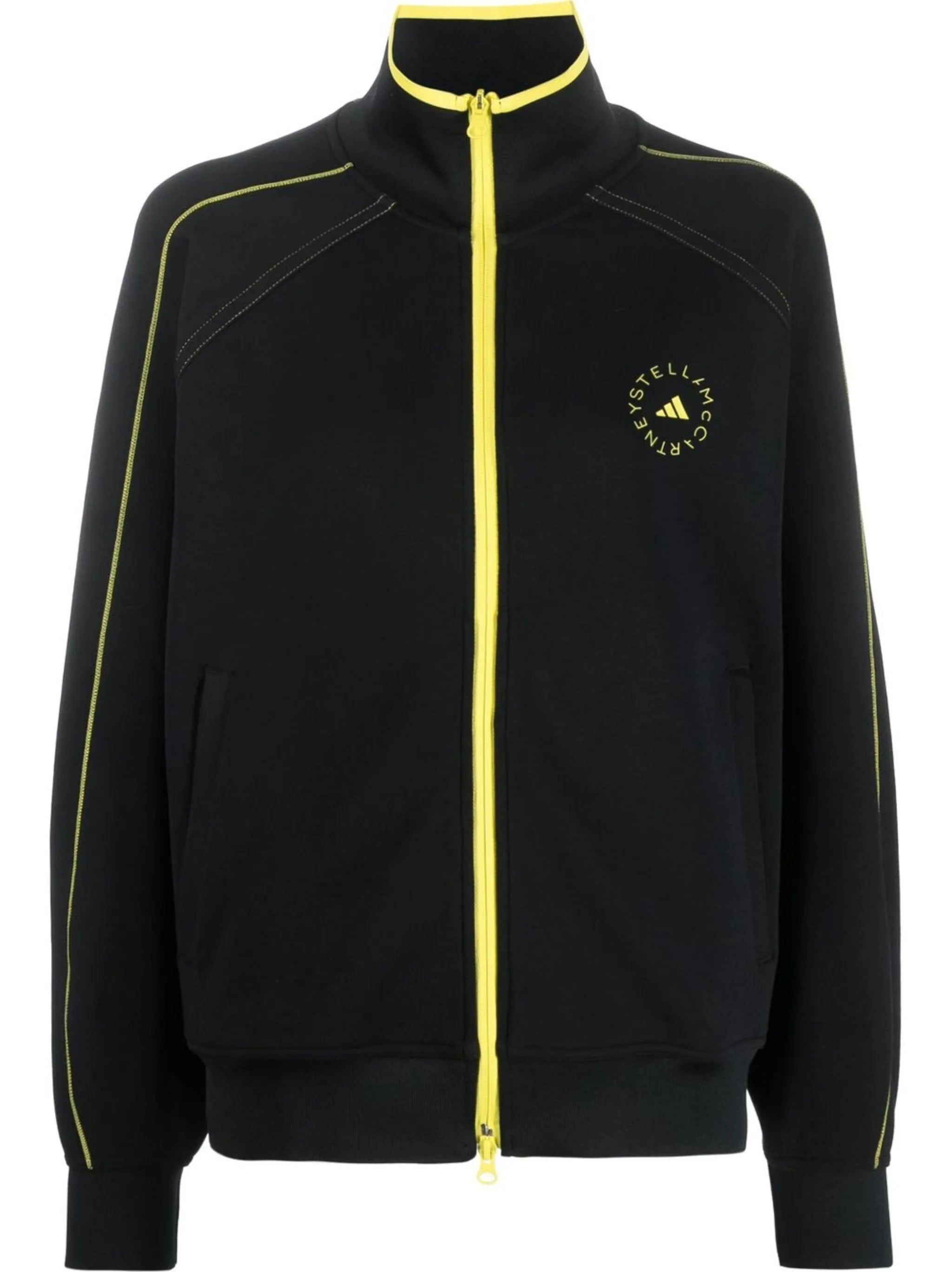 logo-print track jacket