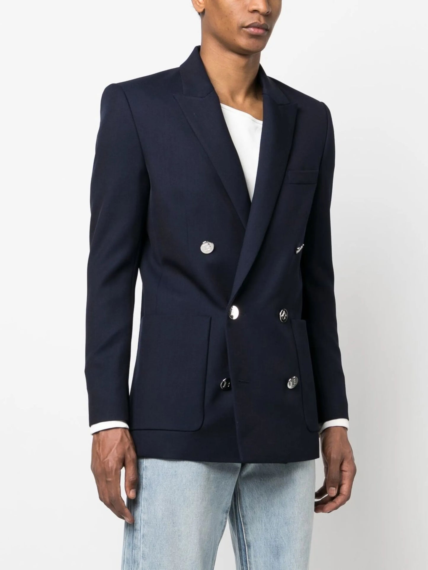 double-breasted blazer