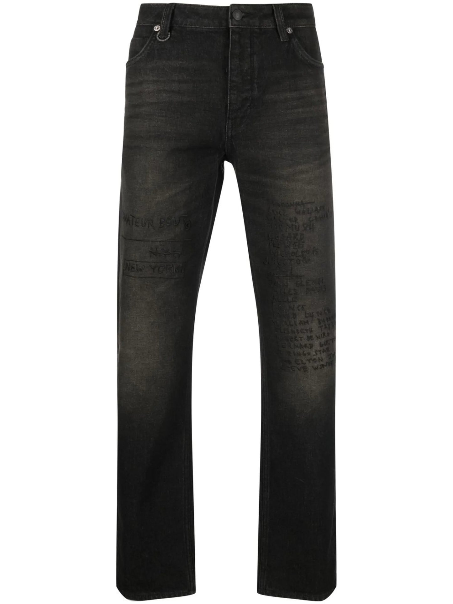 Basquiat Ray-Crown straight jeans