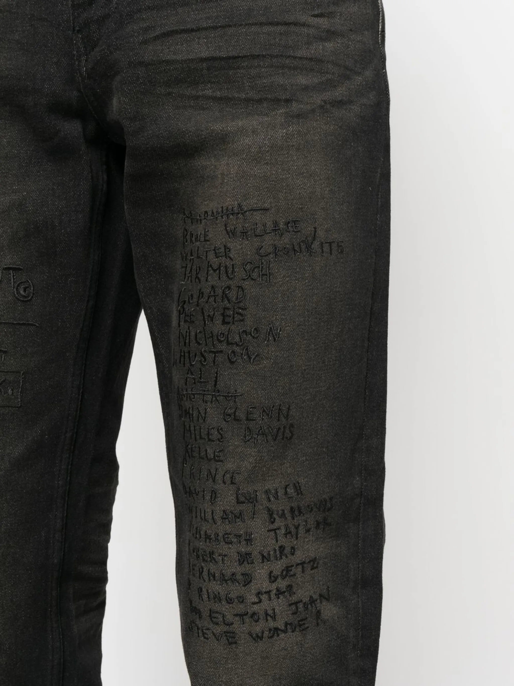 Basquiat Ray-Crown straight jeans