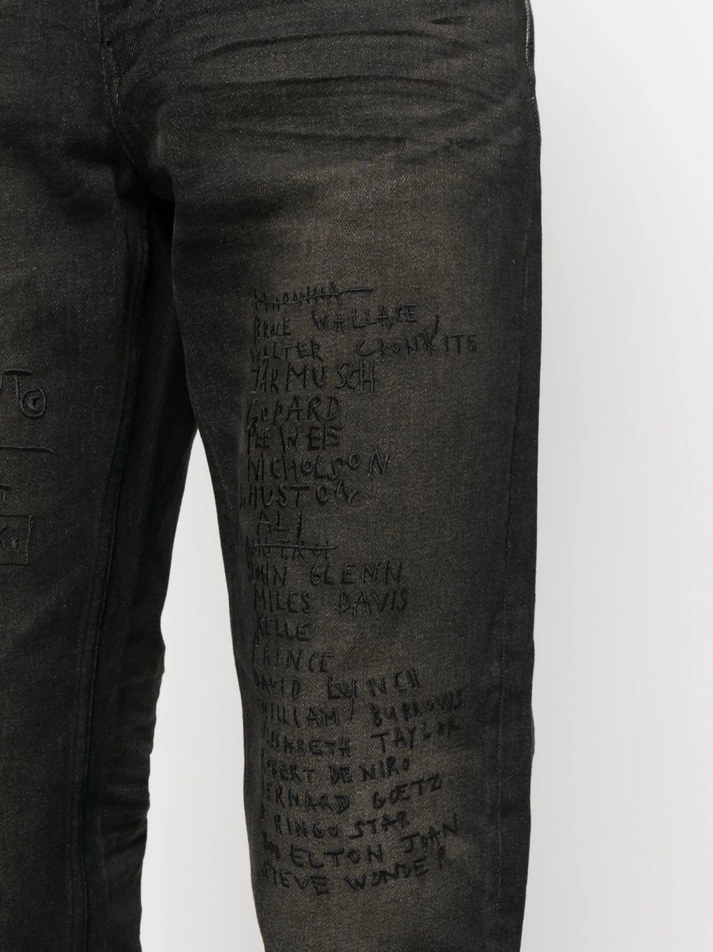 Basquiat Ray-Crown straight jeans