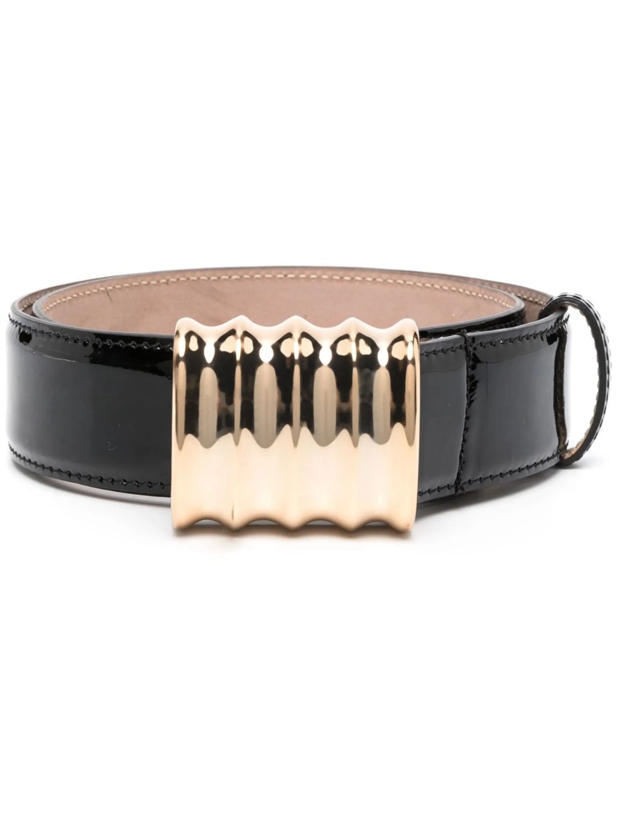 Khaite Julius patent-leather belt