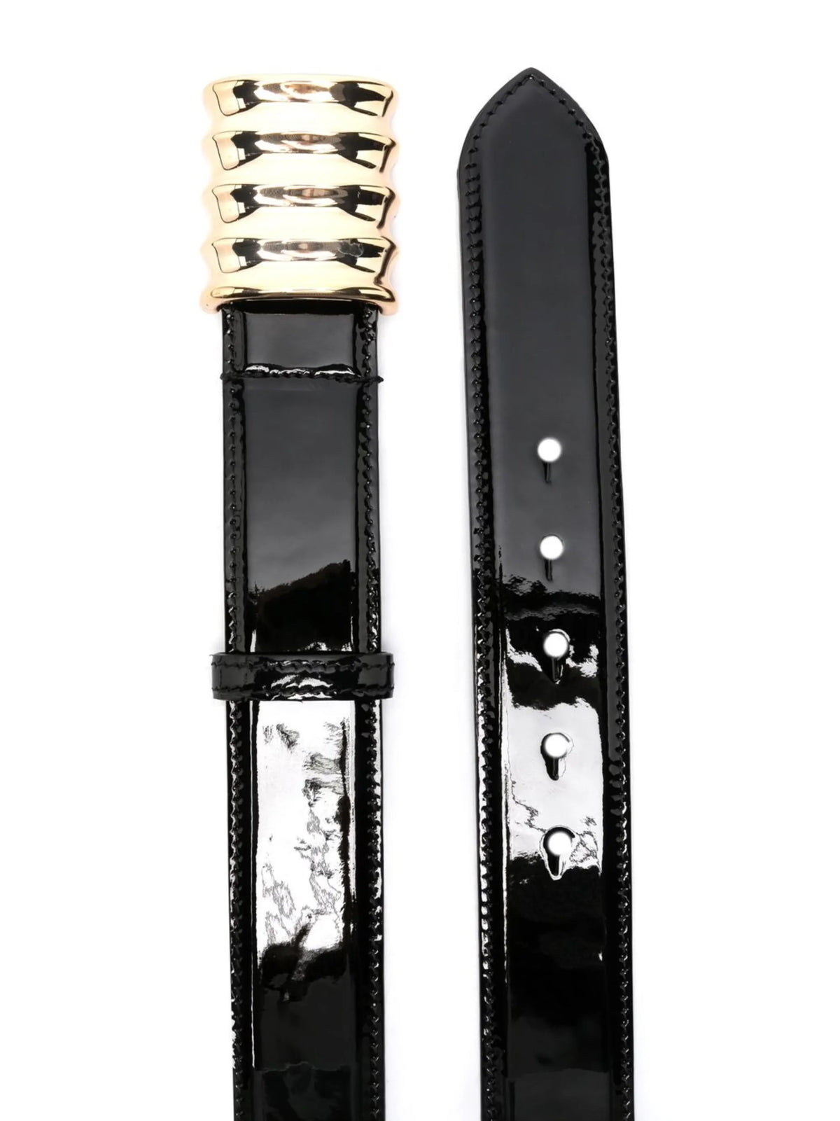 Khaite Julius patent-leather belt