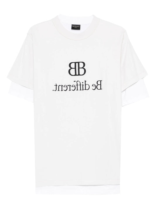 layered graphic T-shirt