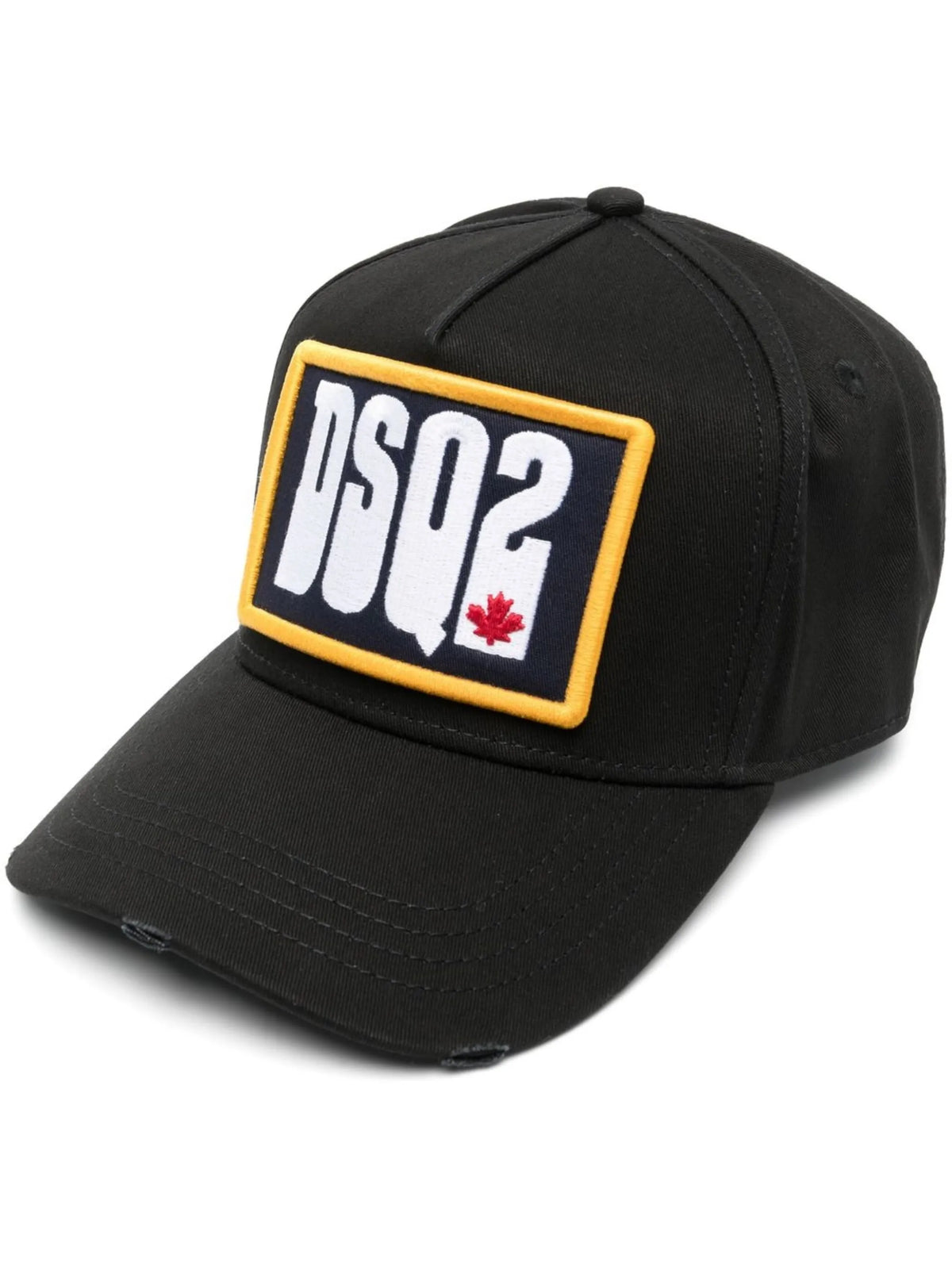 flocked logo cotton cap