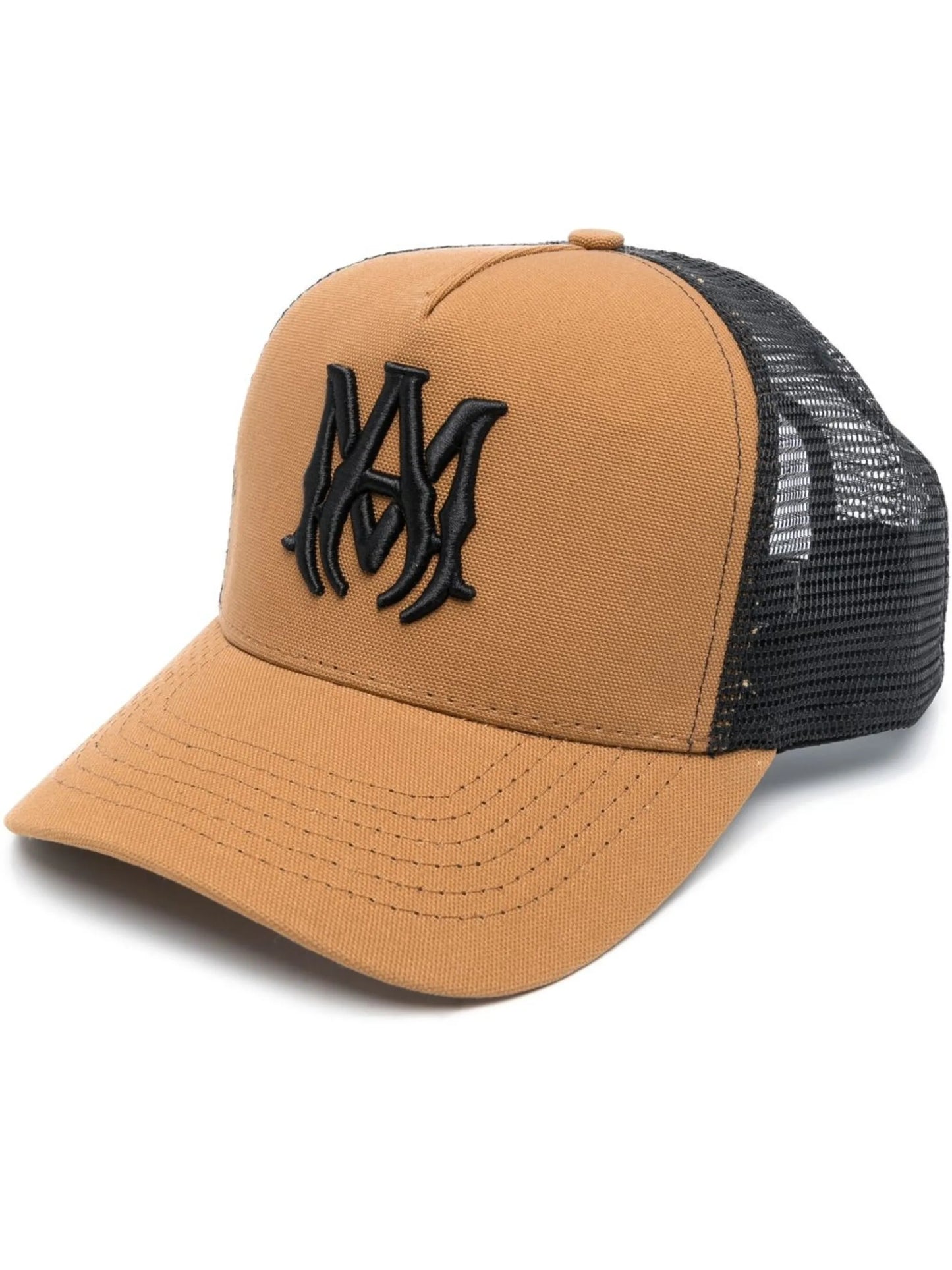 two-tone mesh-panelling  cap