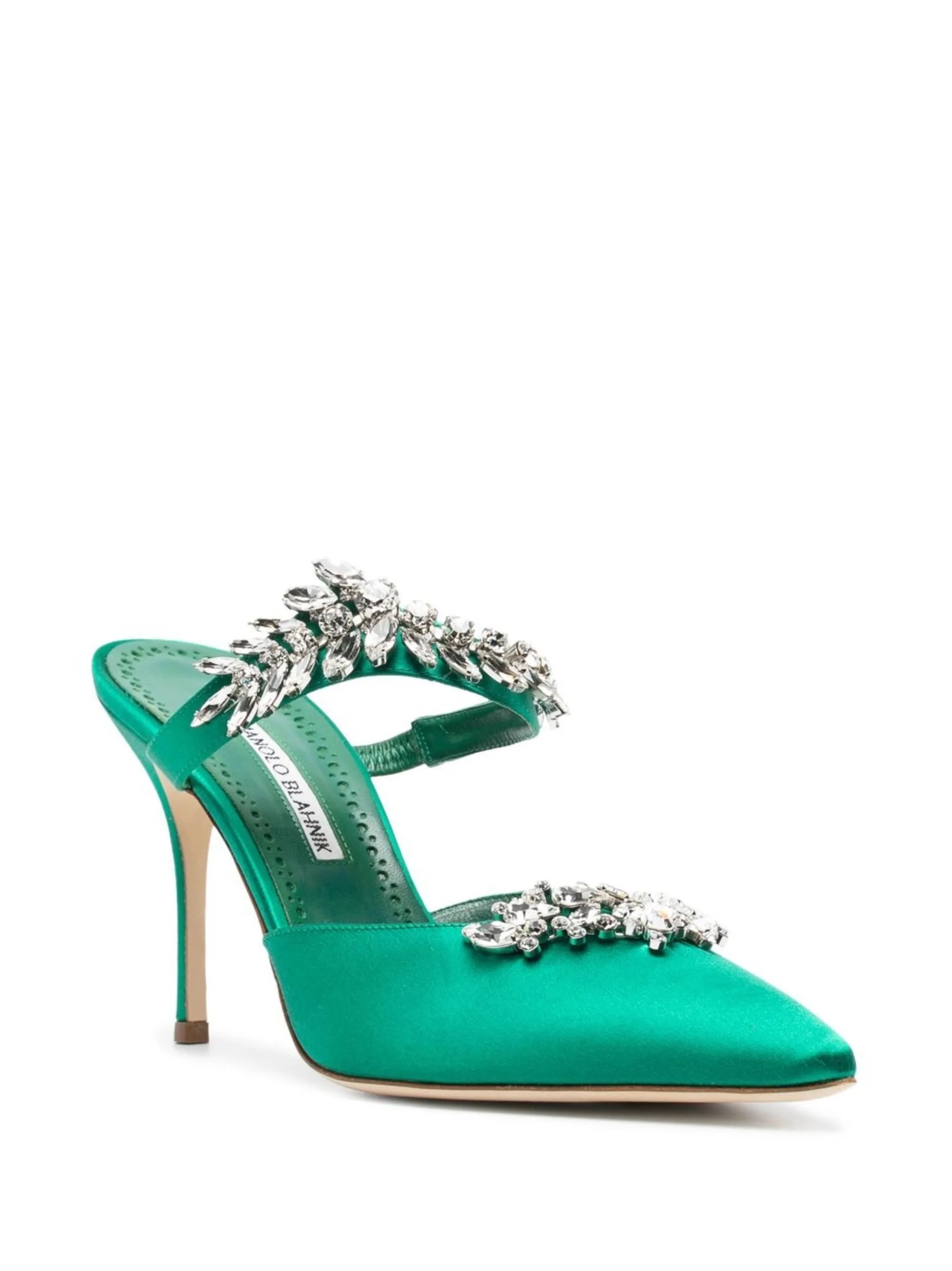 Lurum 90mm embellished mules