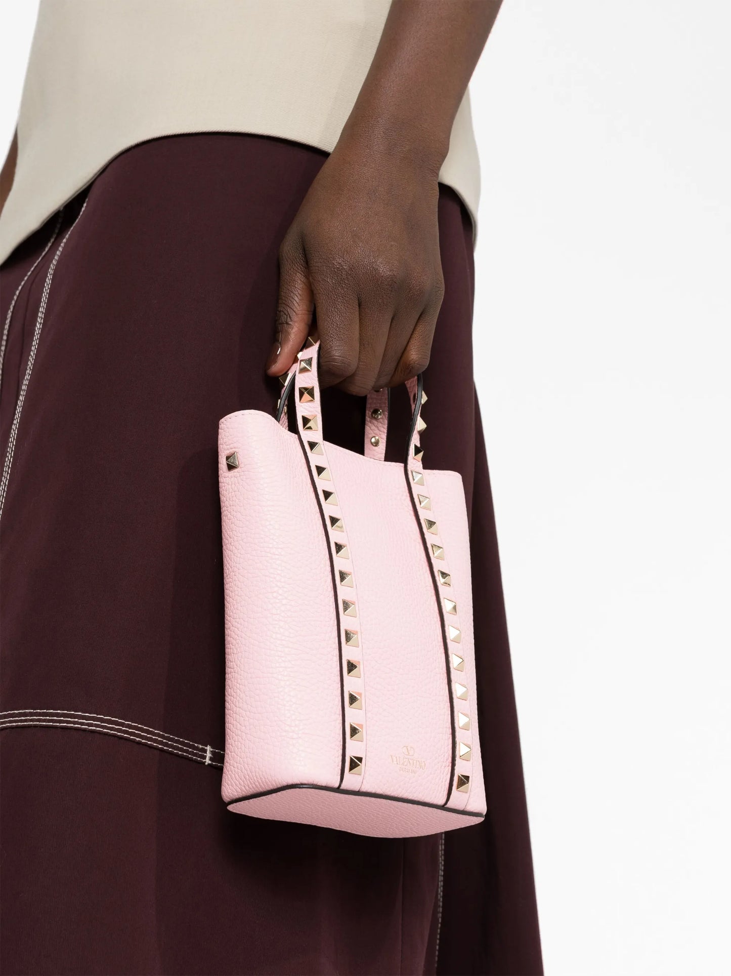 mini Rockstud tote bag