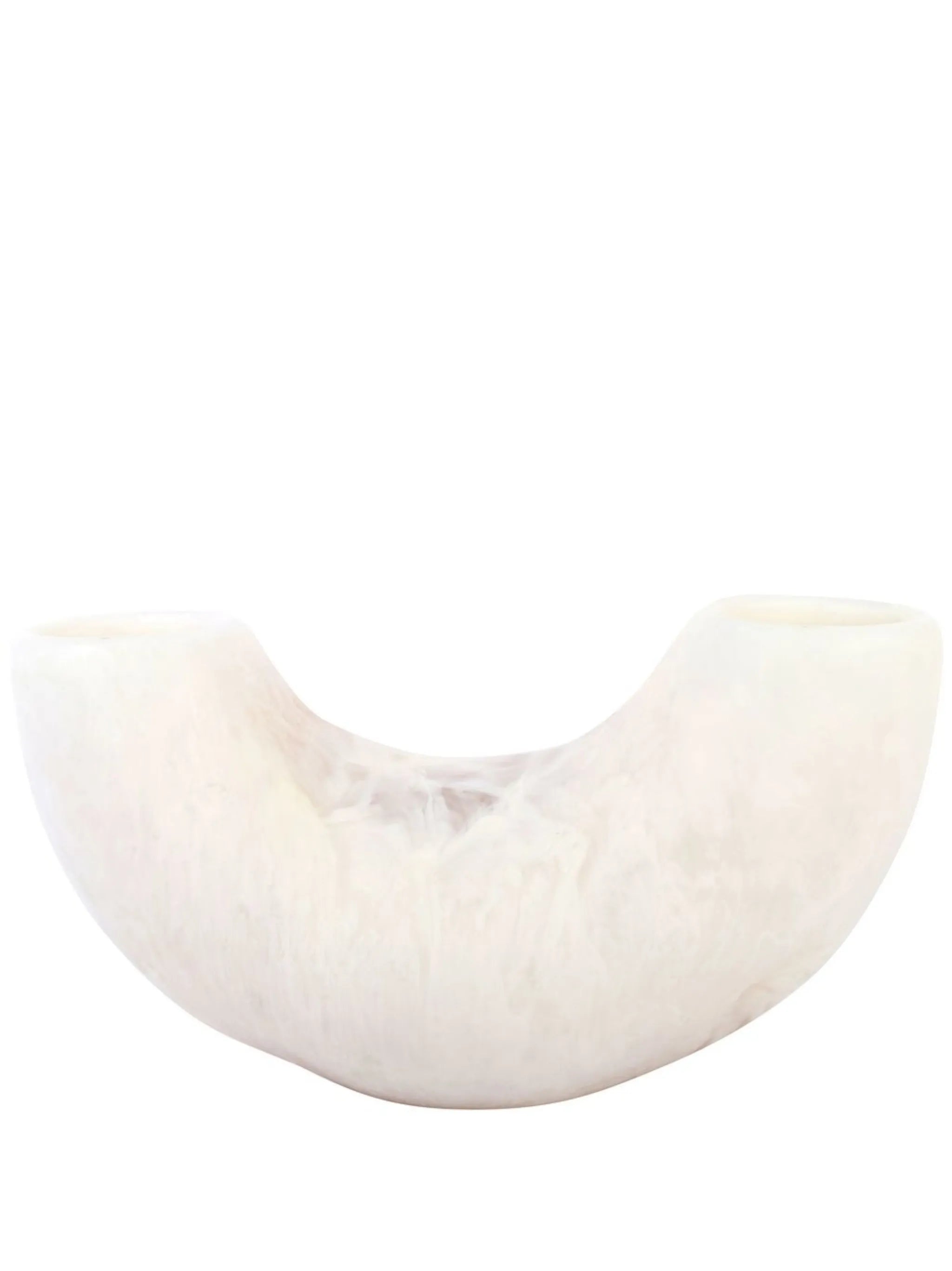 medium resin horn vase