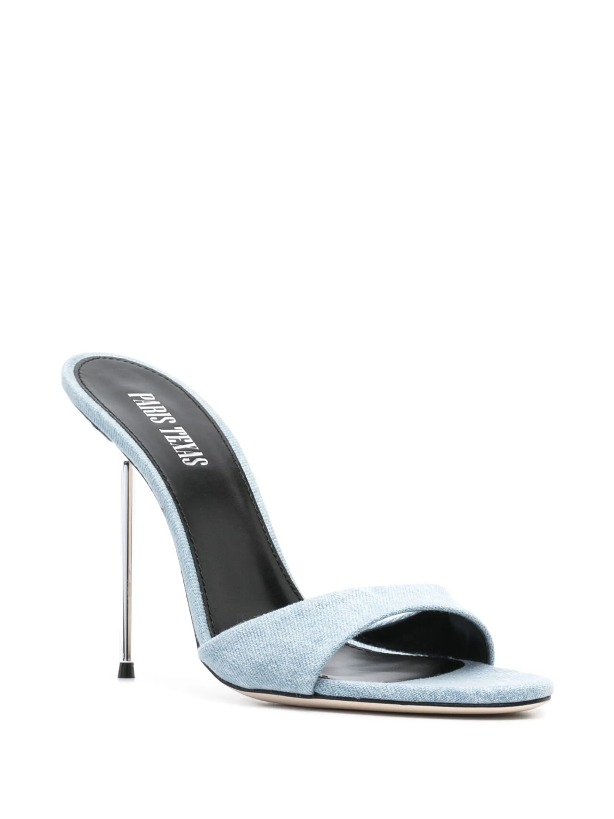 Lidia 105mm denim sandals