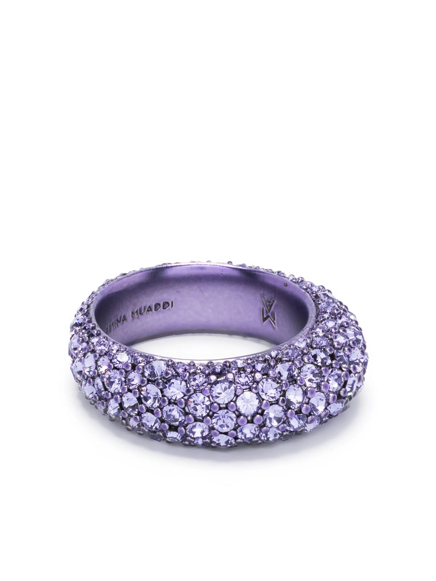 Cameron pavé-set tanzanite ring