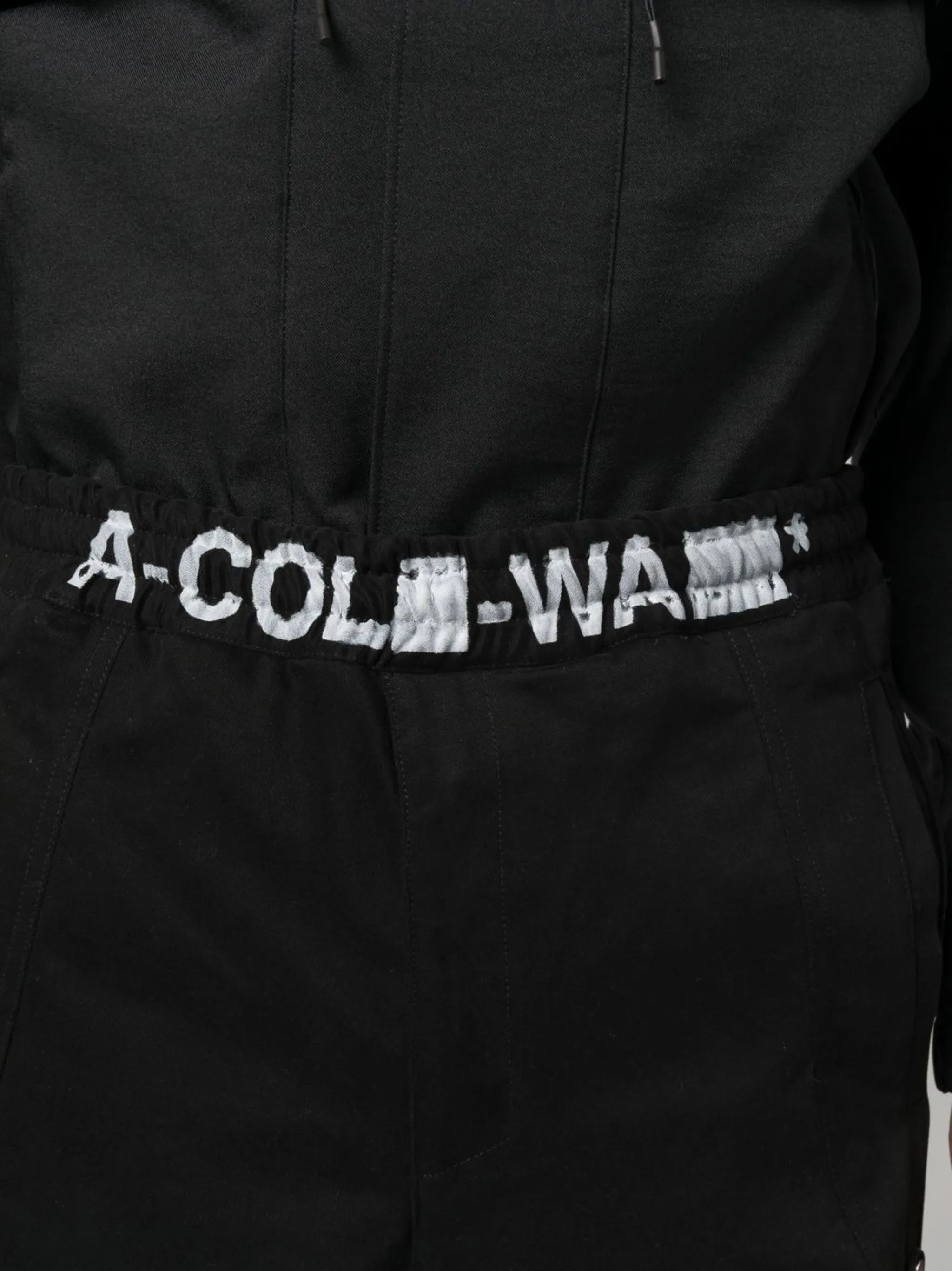 logo-waist drawstring trousers