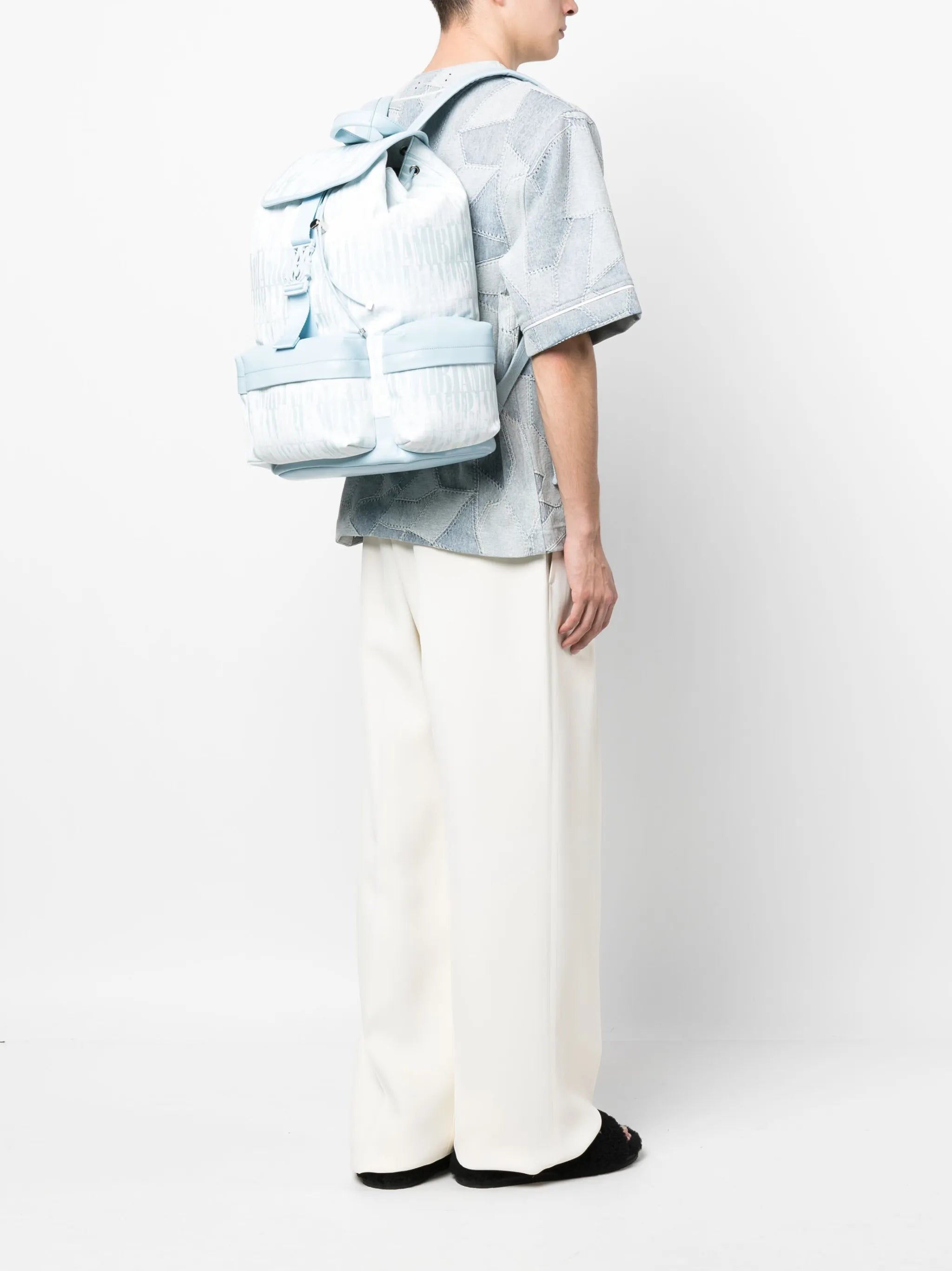 Jacquard tie dye backpack