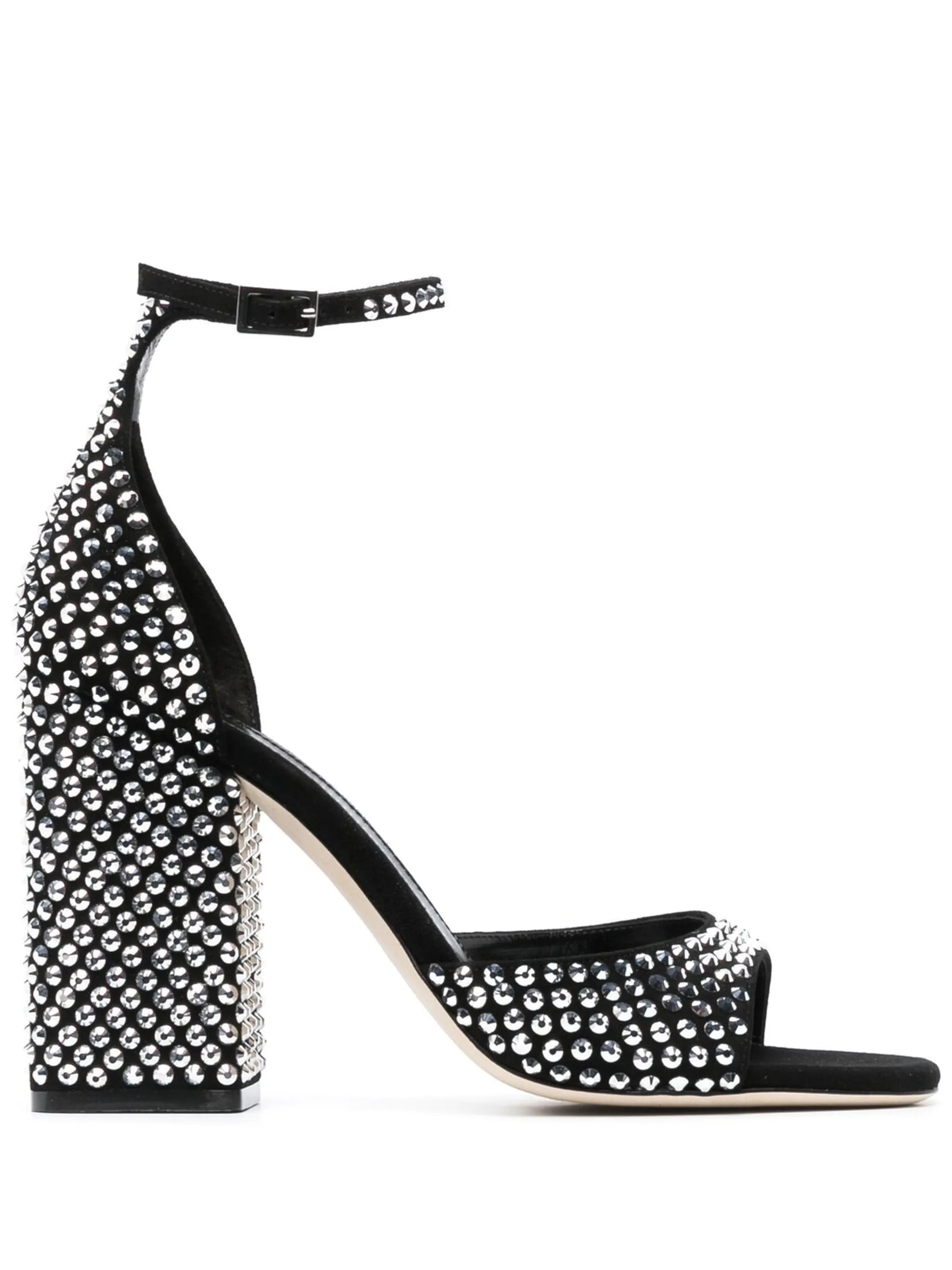 Holly Fiona 100mm suede sandals