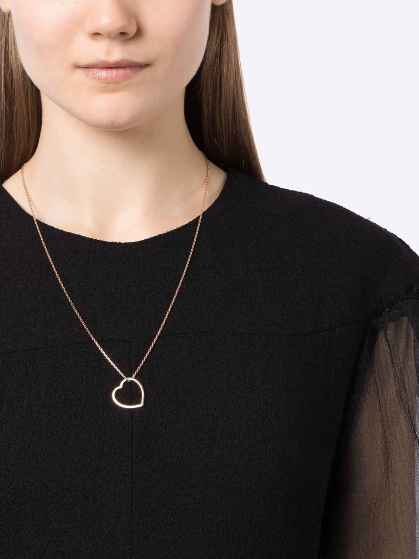 18kt rose gold Antifer pendant necklace