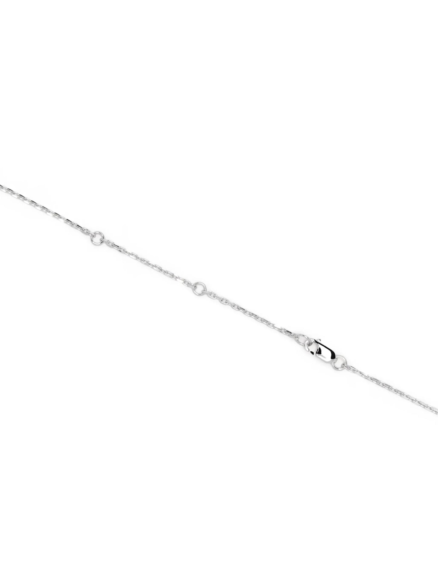 18kt white gold diamond necklace