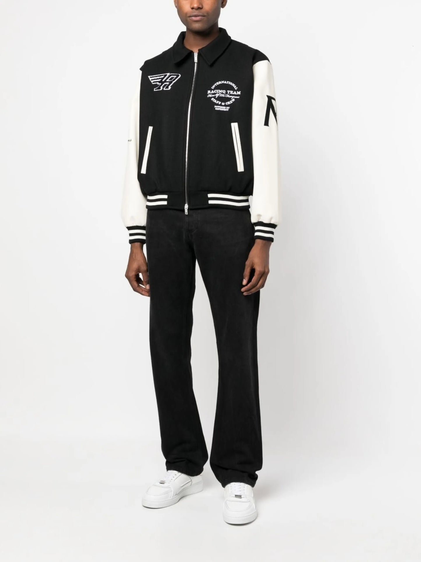 racing team varsity jacket
