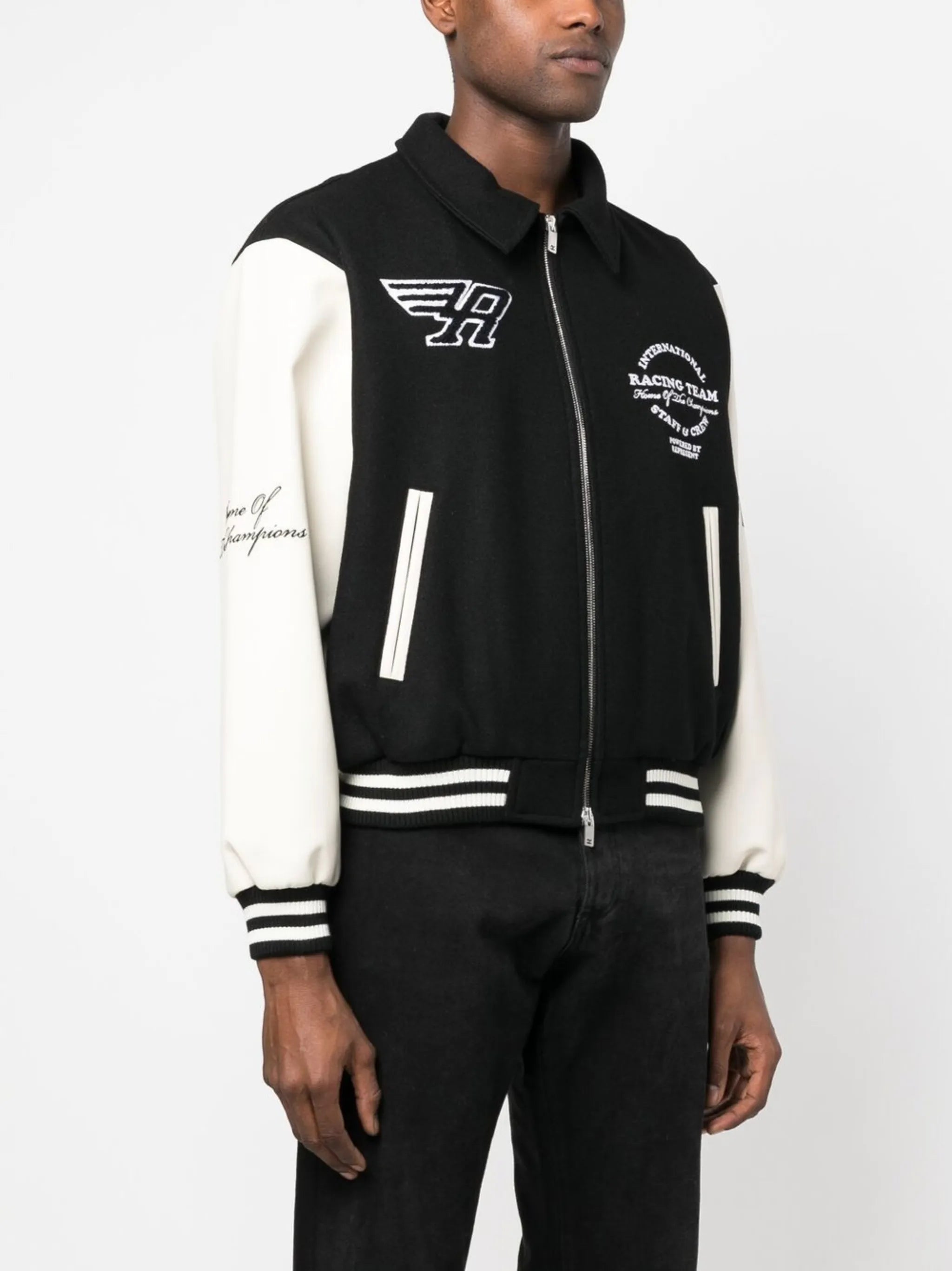 racing team varsity jacket