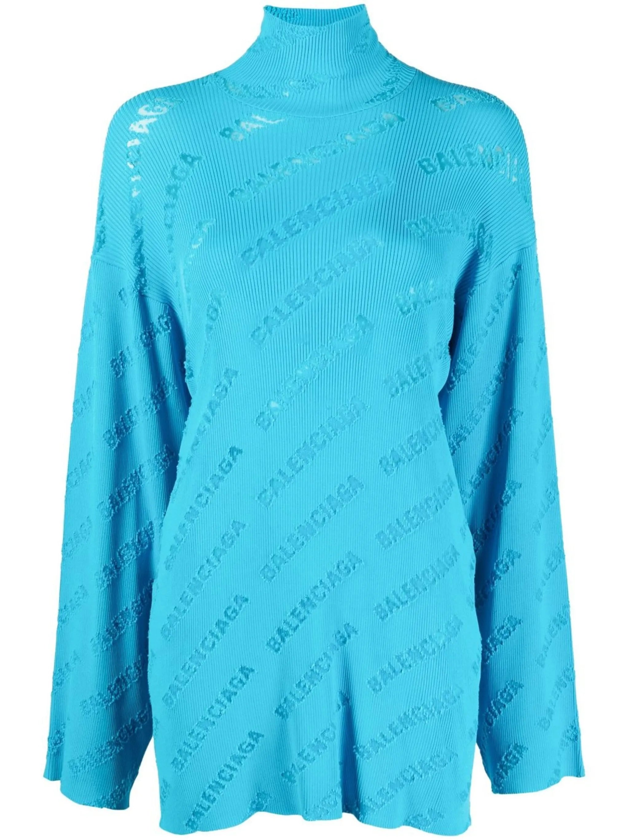 debossed-logo jumper