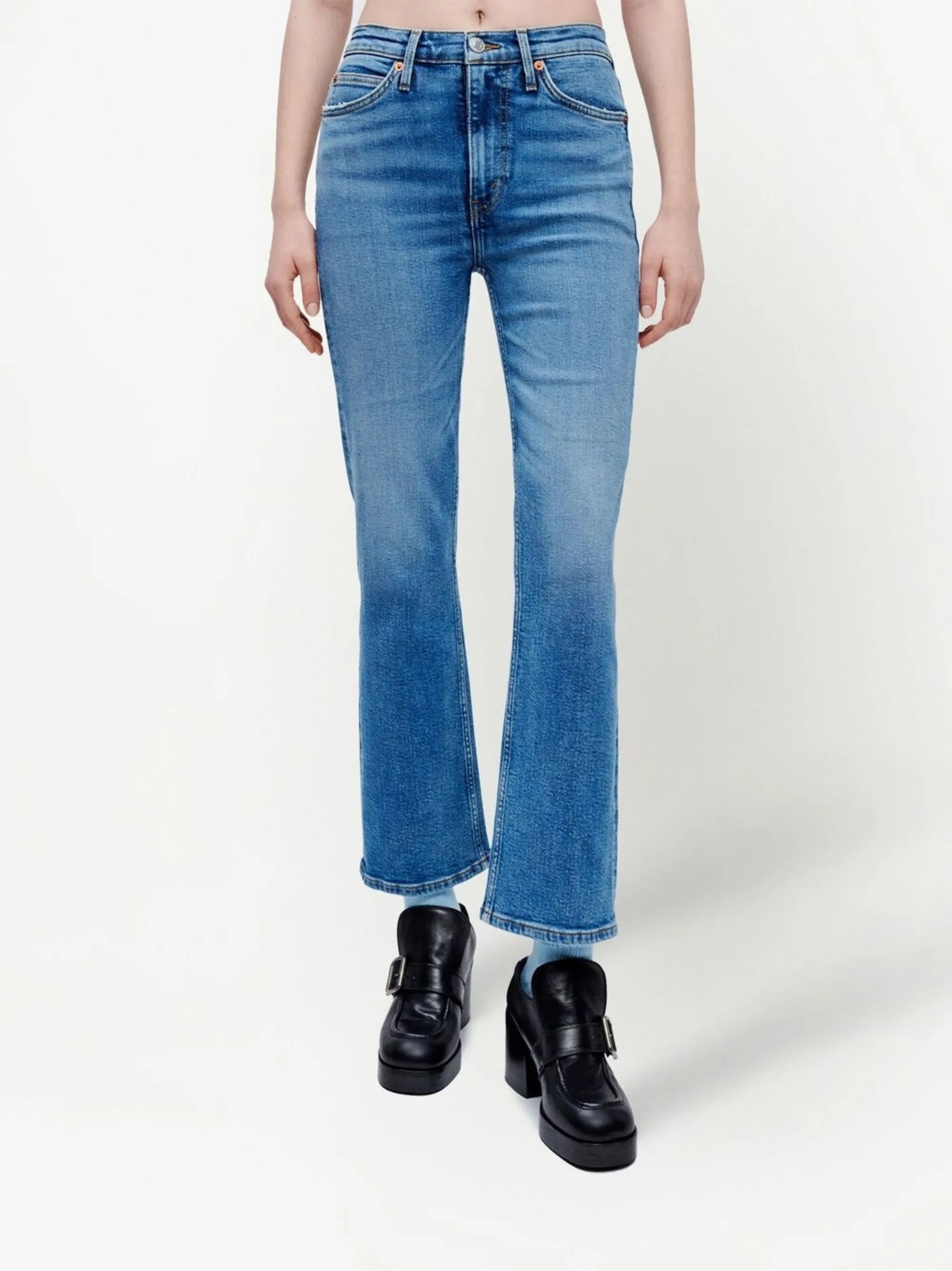 70s cropped boot jeans