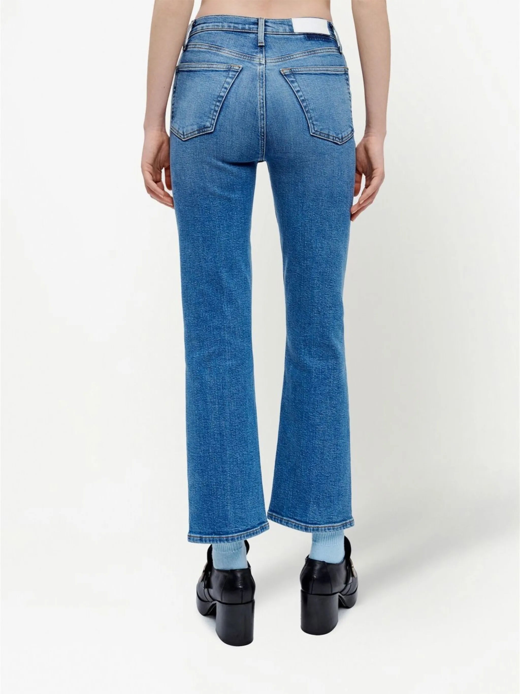 70s cropped boot jeans