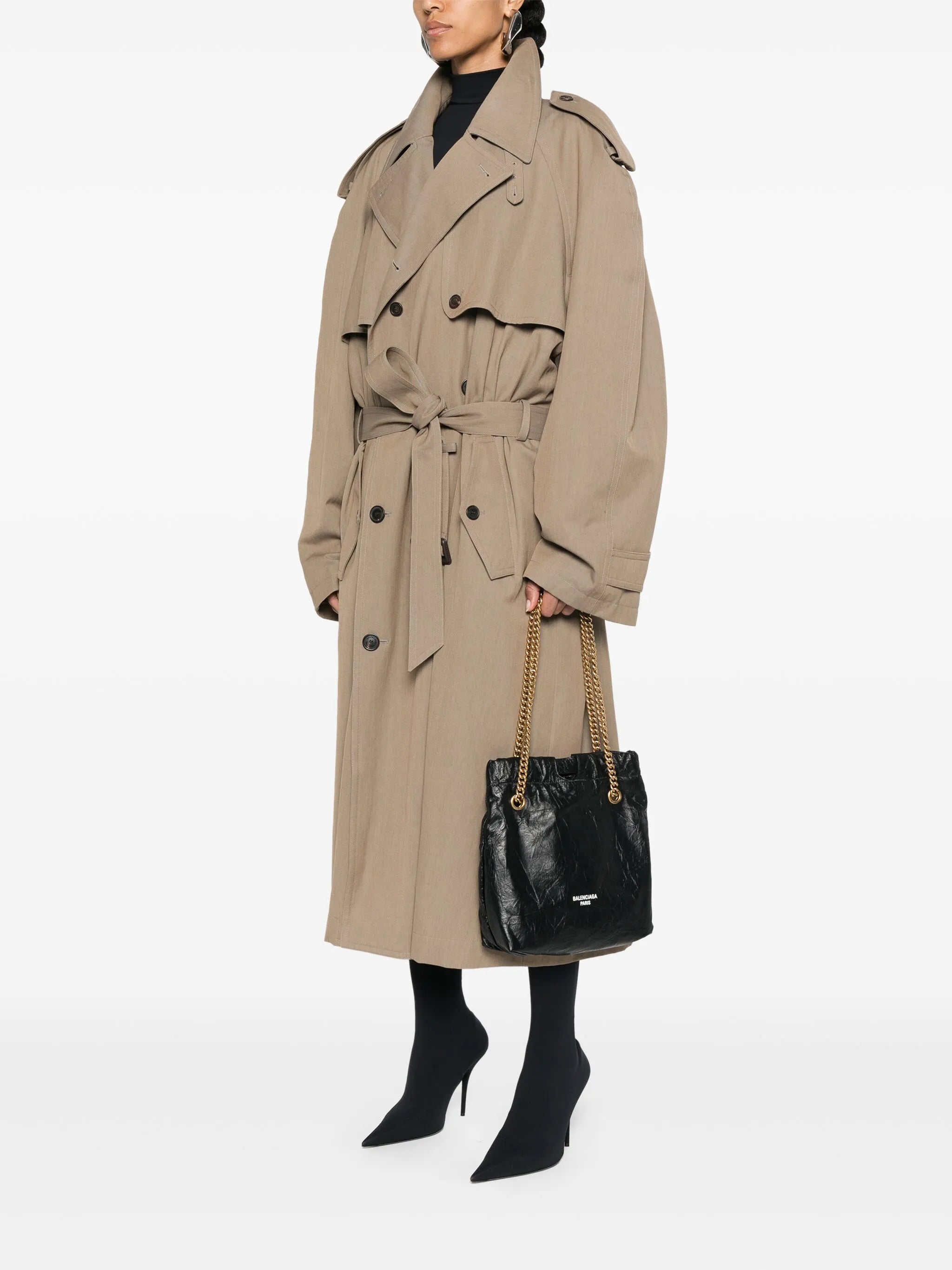 small Crush leather tote bag