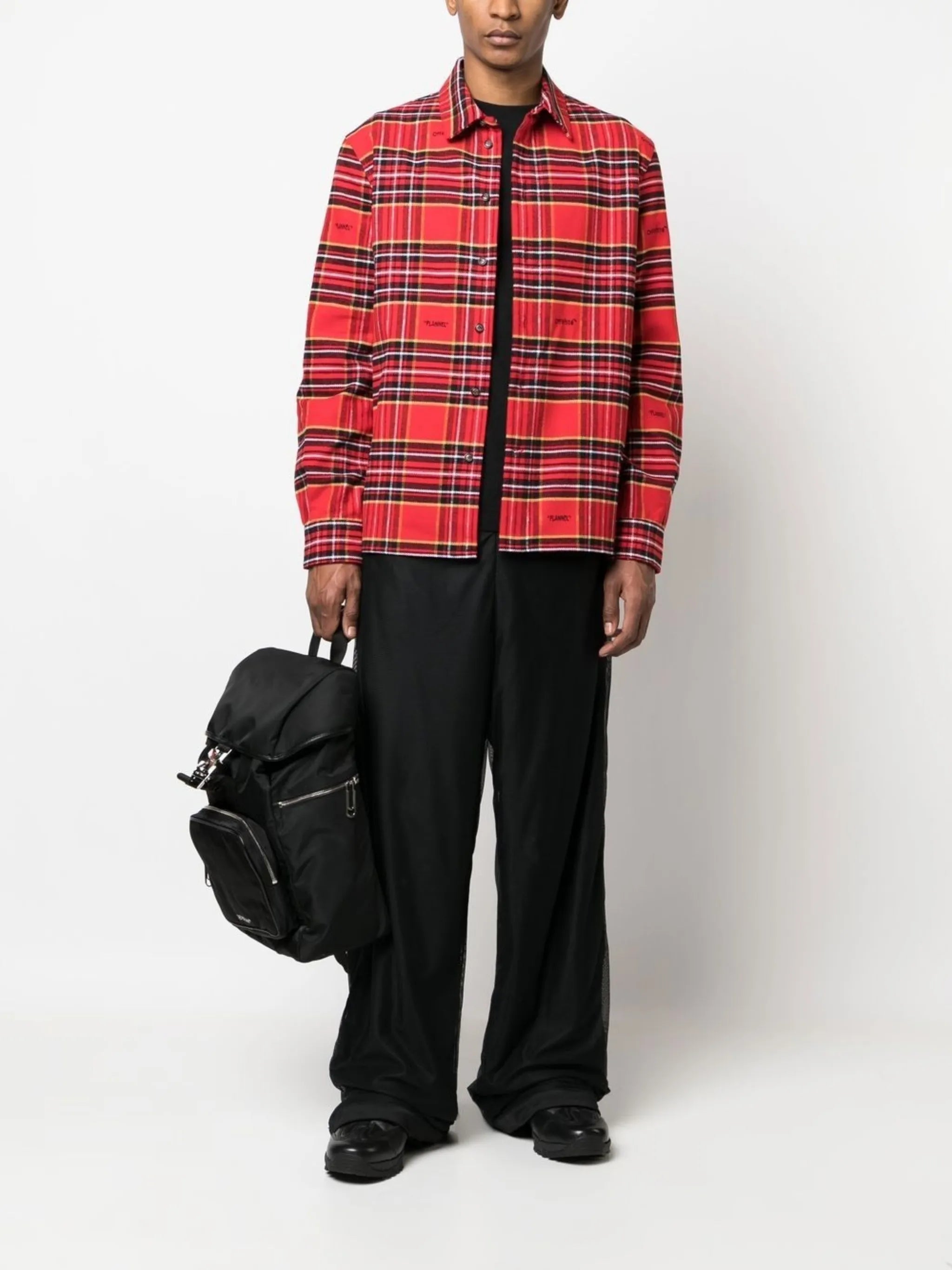 plaid flannel shirt