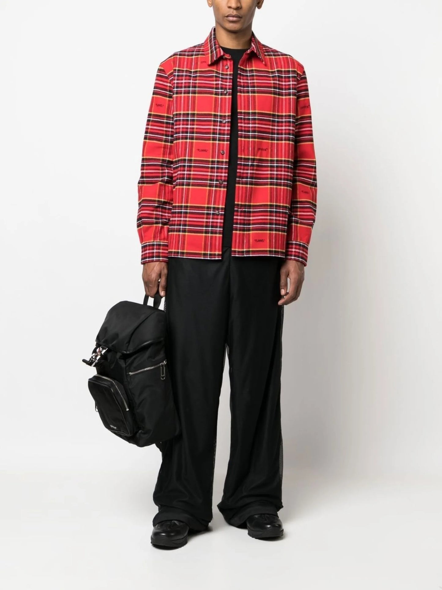plaid flannel shirt
