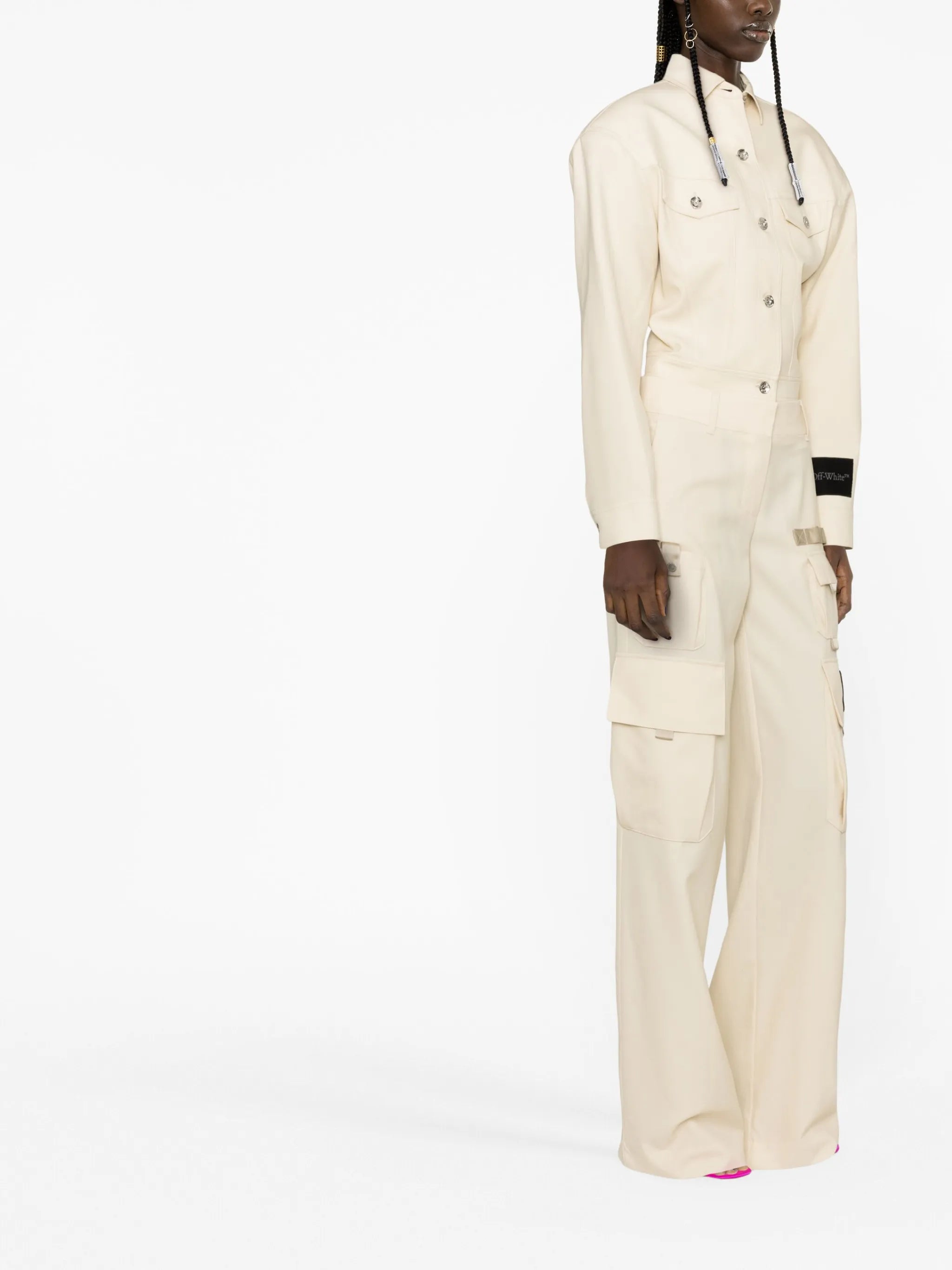 Toybox wide-leg cargo trousers