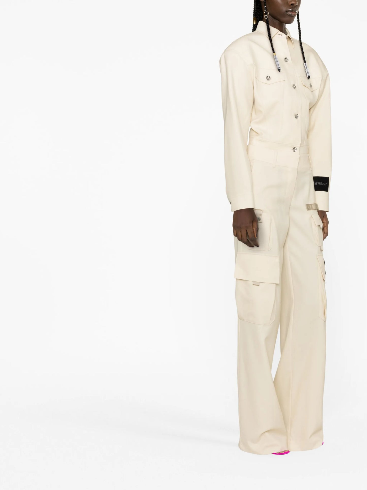 Toybox wide-leg cargo trousers