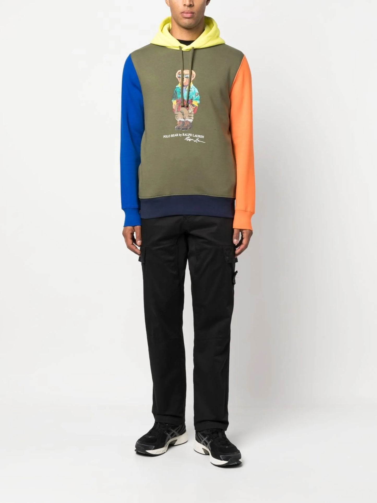 Polo Bear colour block hoodie