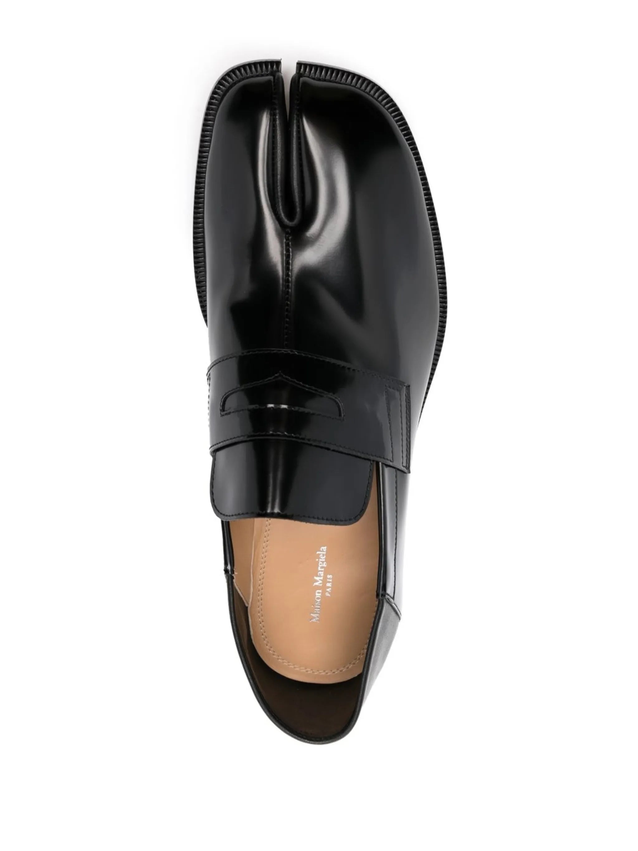 Tabi leather loafers