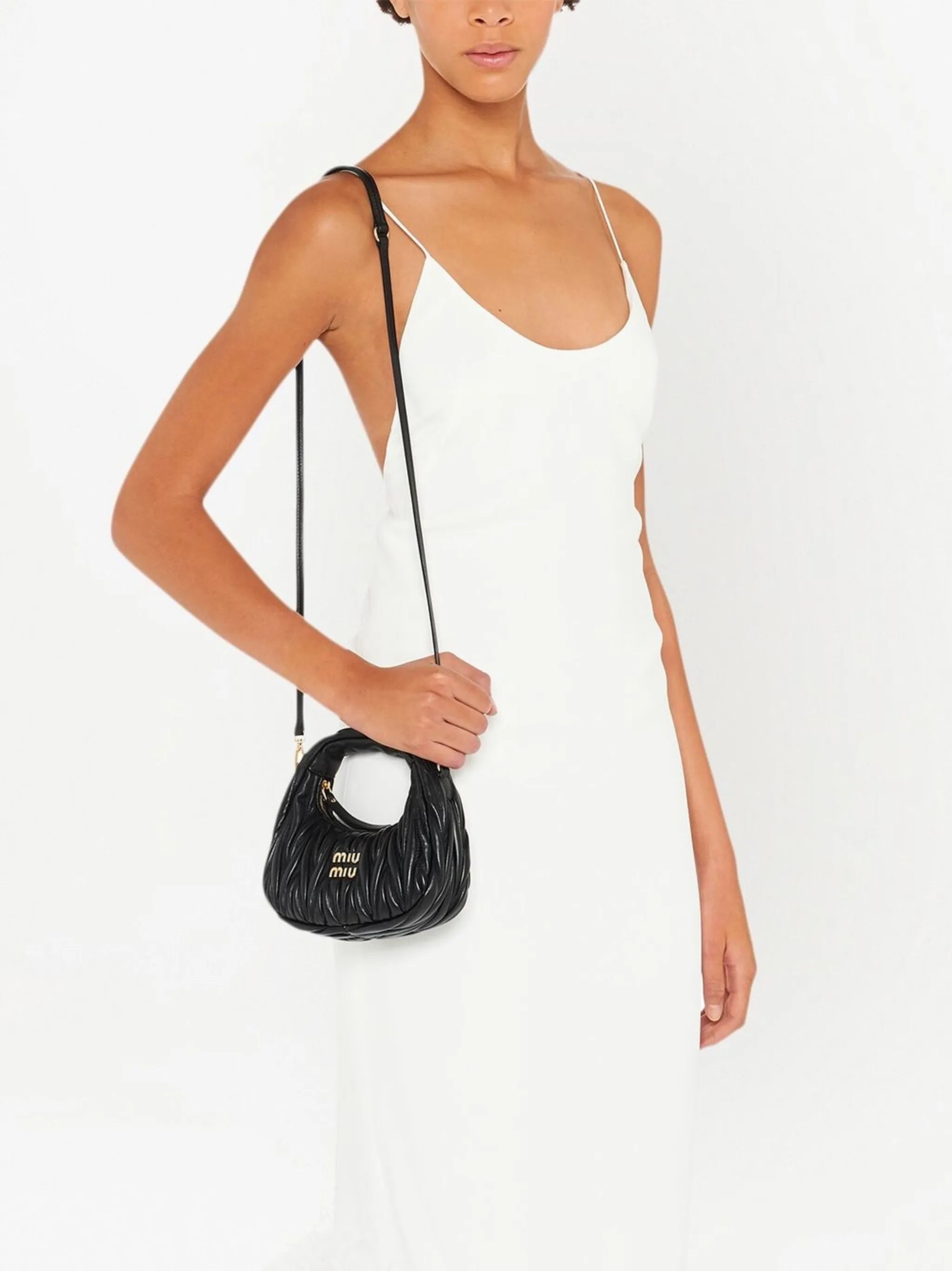 mini Wander matelassé shoulder bag