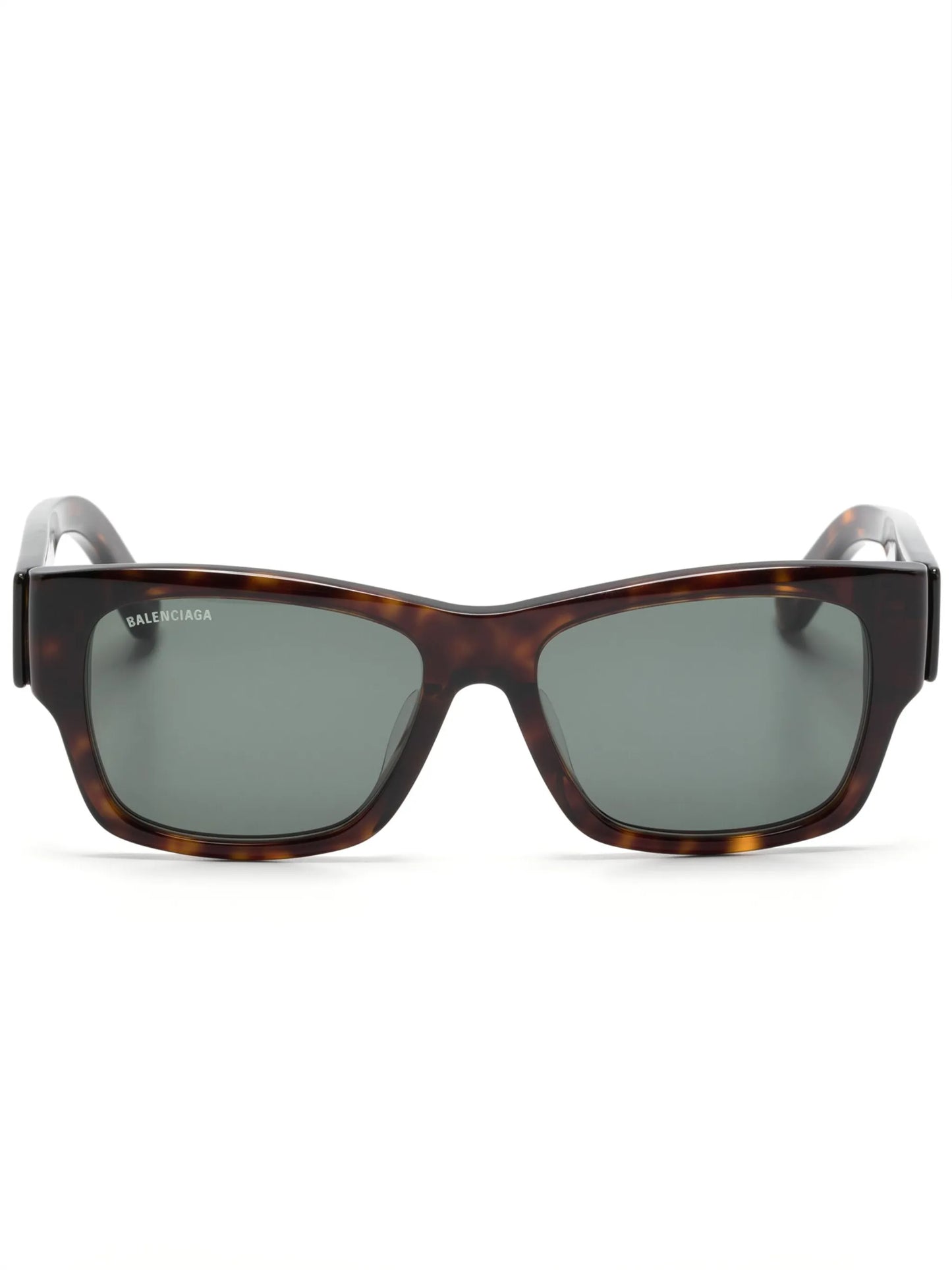 square-frame logo-print sunglasses