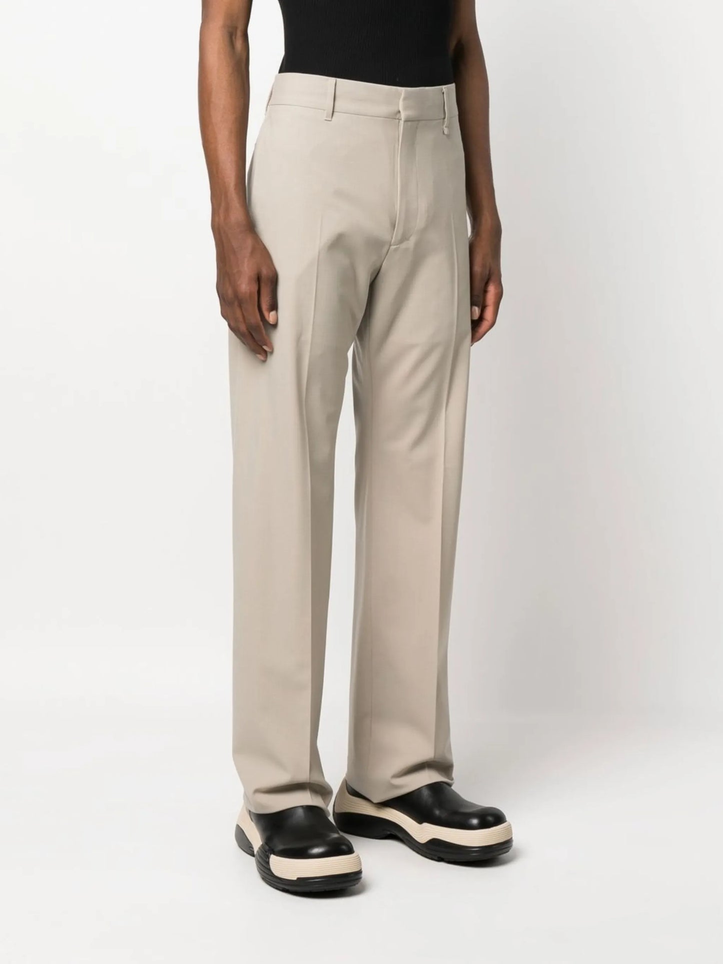 tailored flared trousers