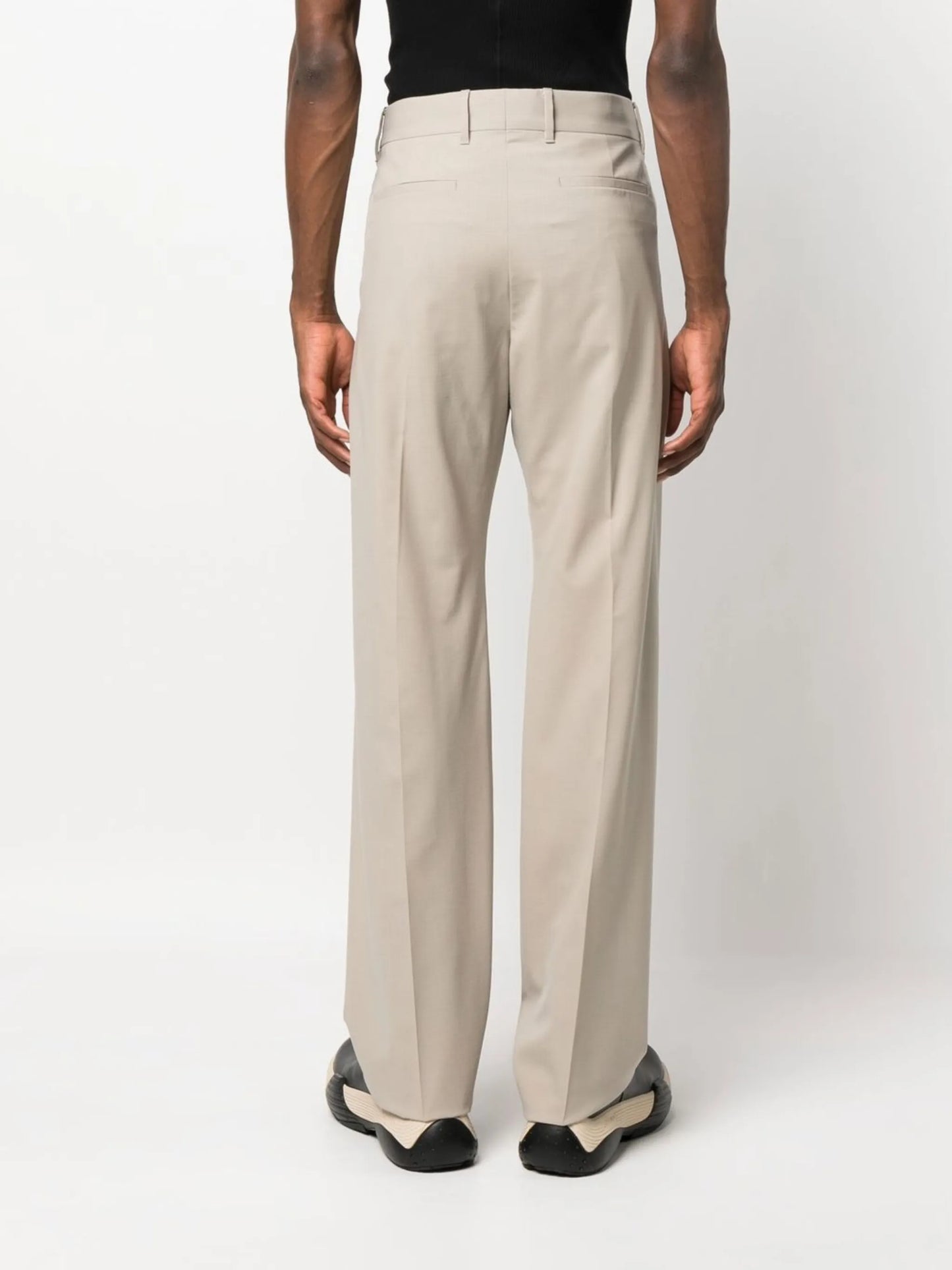 tailored flared trousers