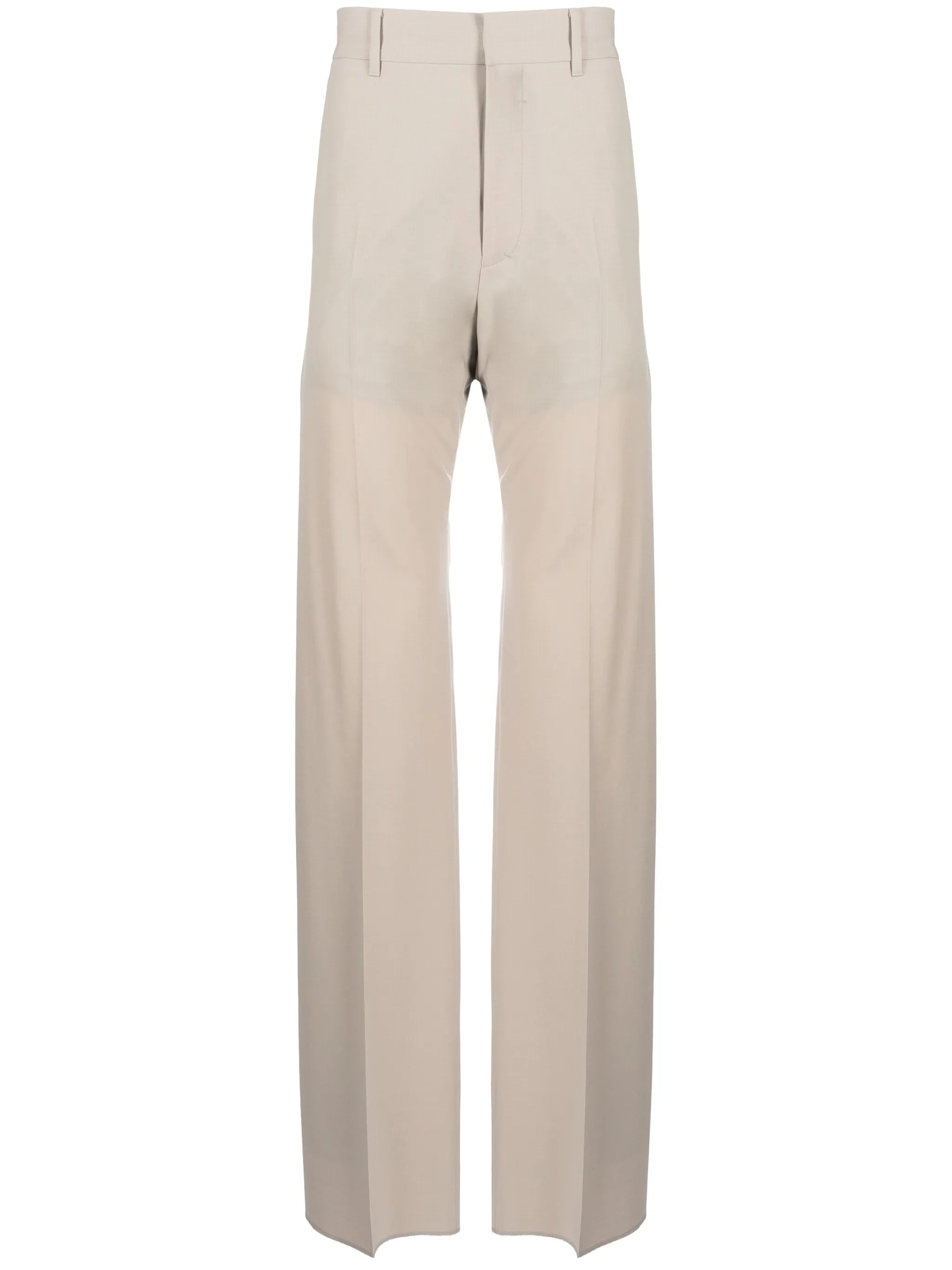 tailored flared trousers
