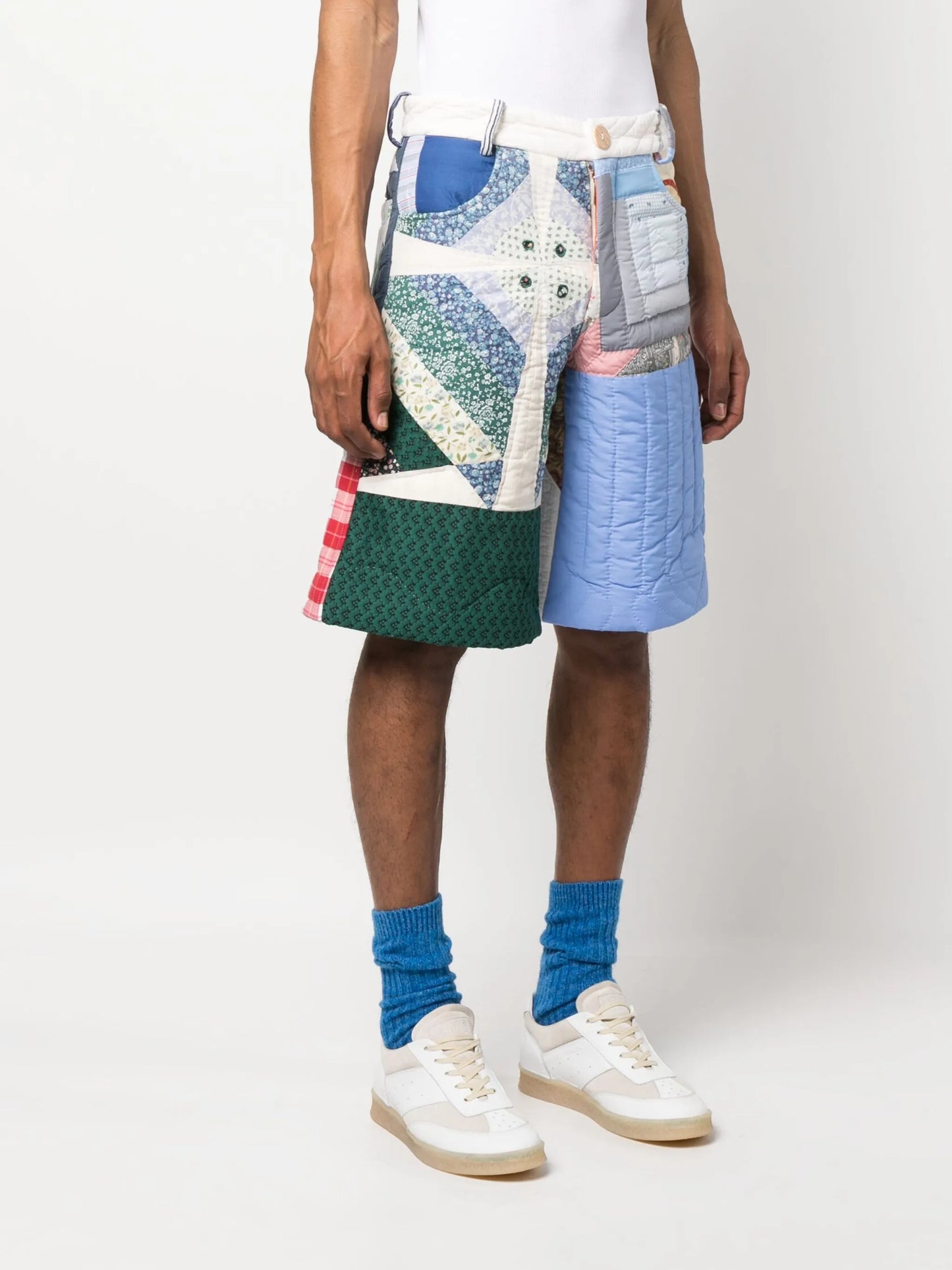 Upcycled Quilted Blanket shorts