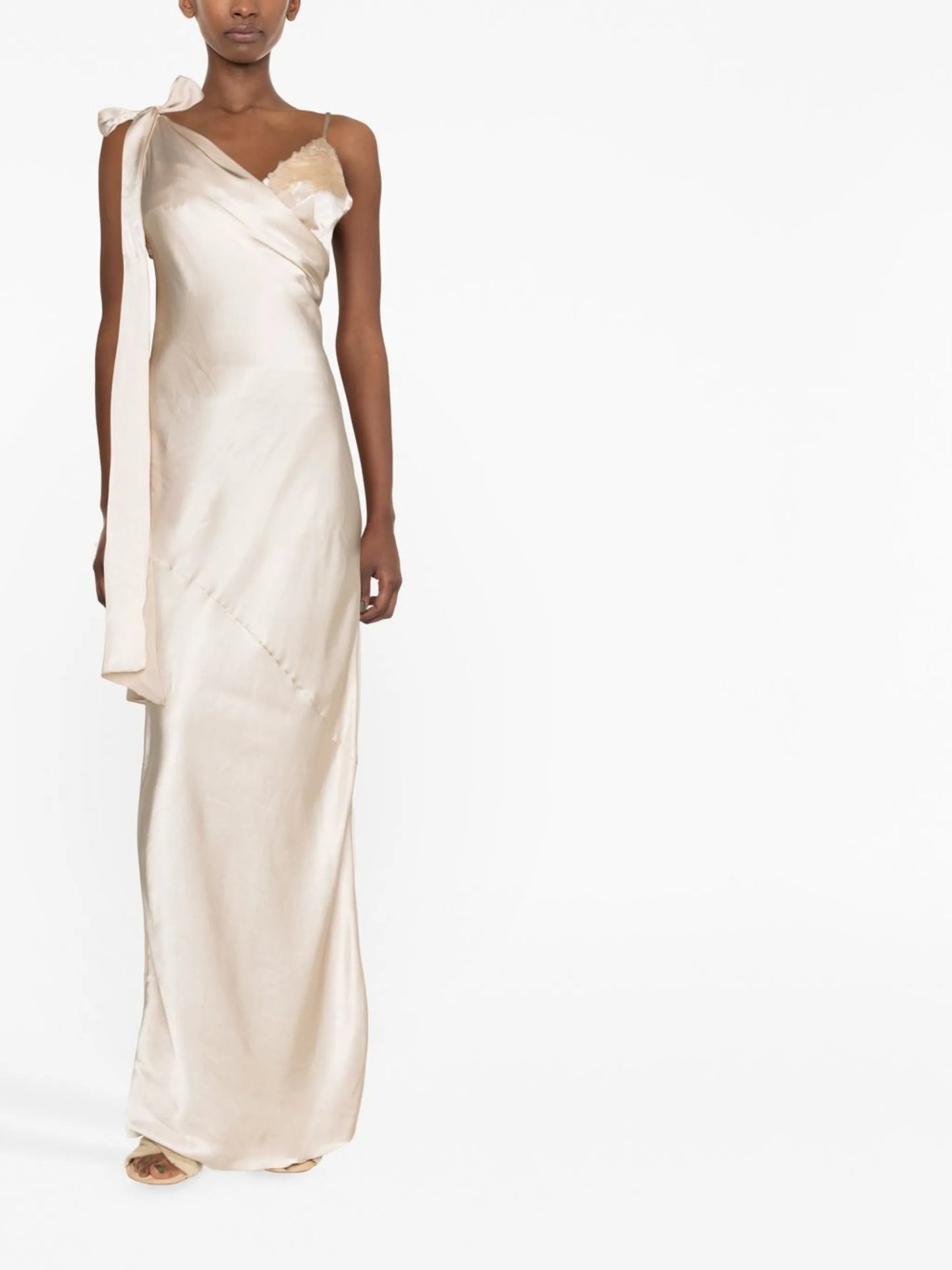 sequin-embellished long dress