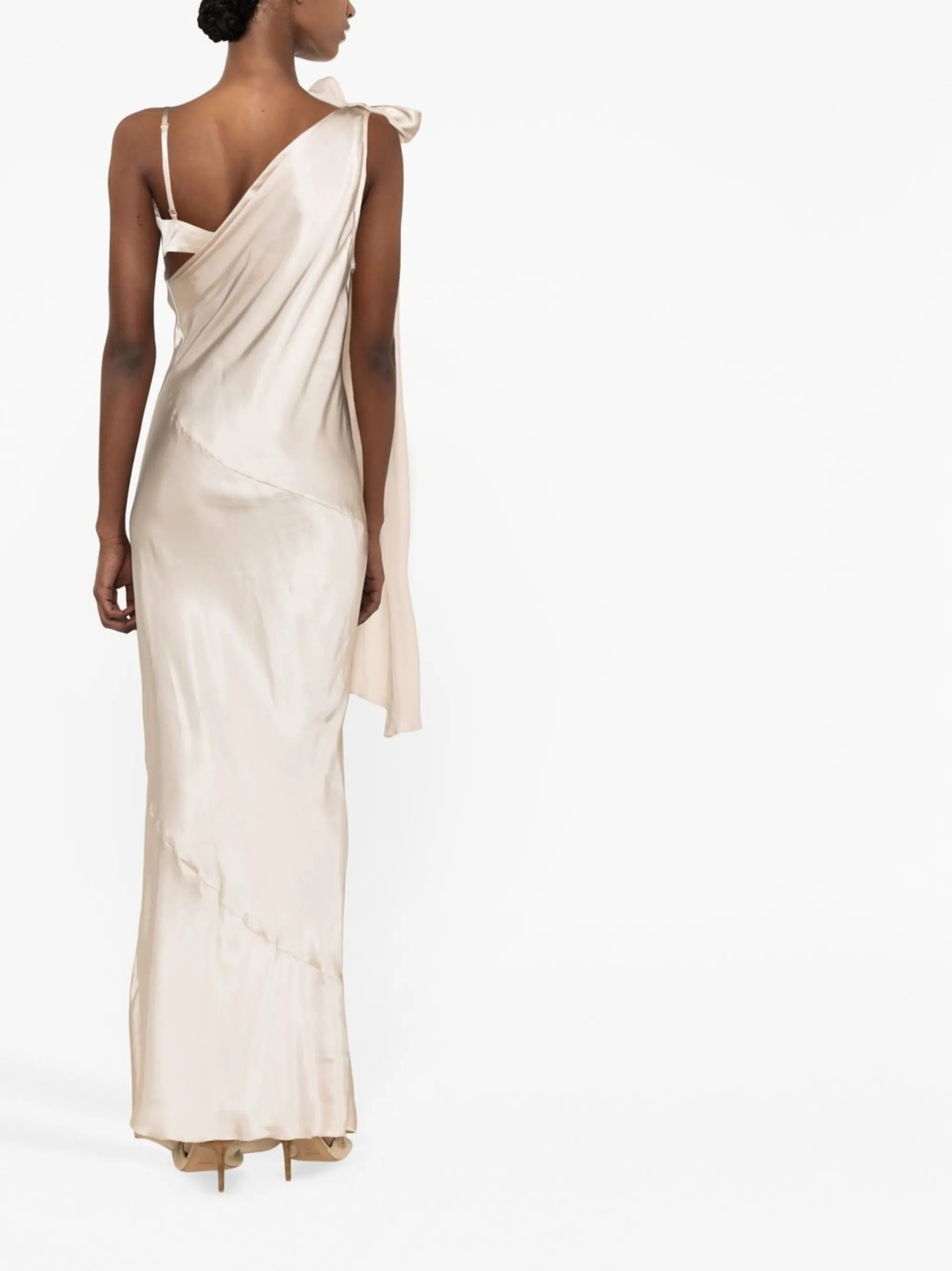 sequin-embellished long dress
